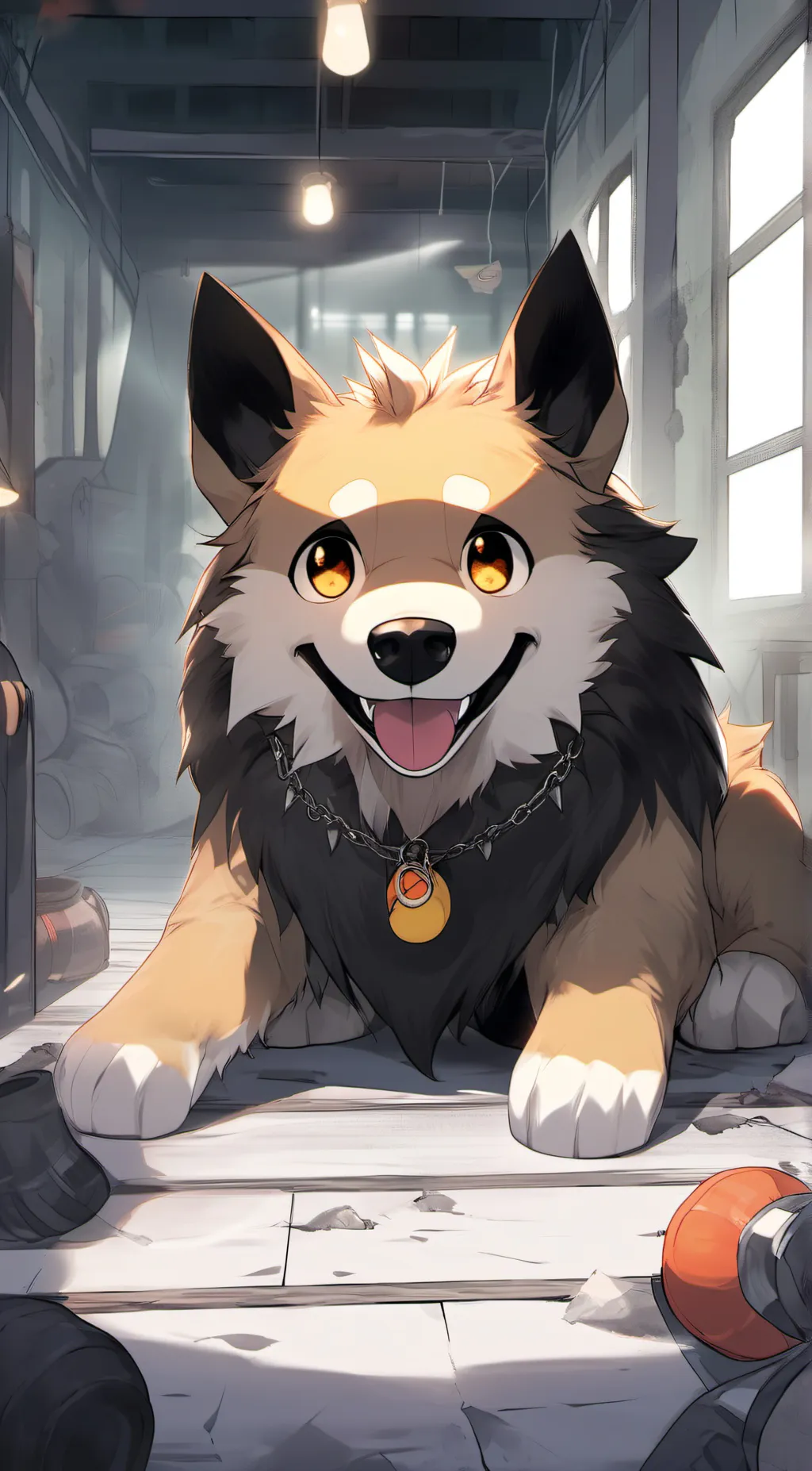 ai character: dogday background