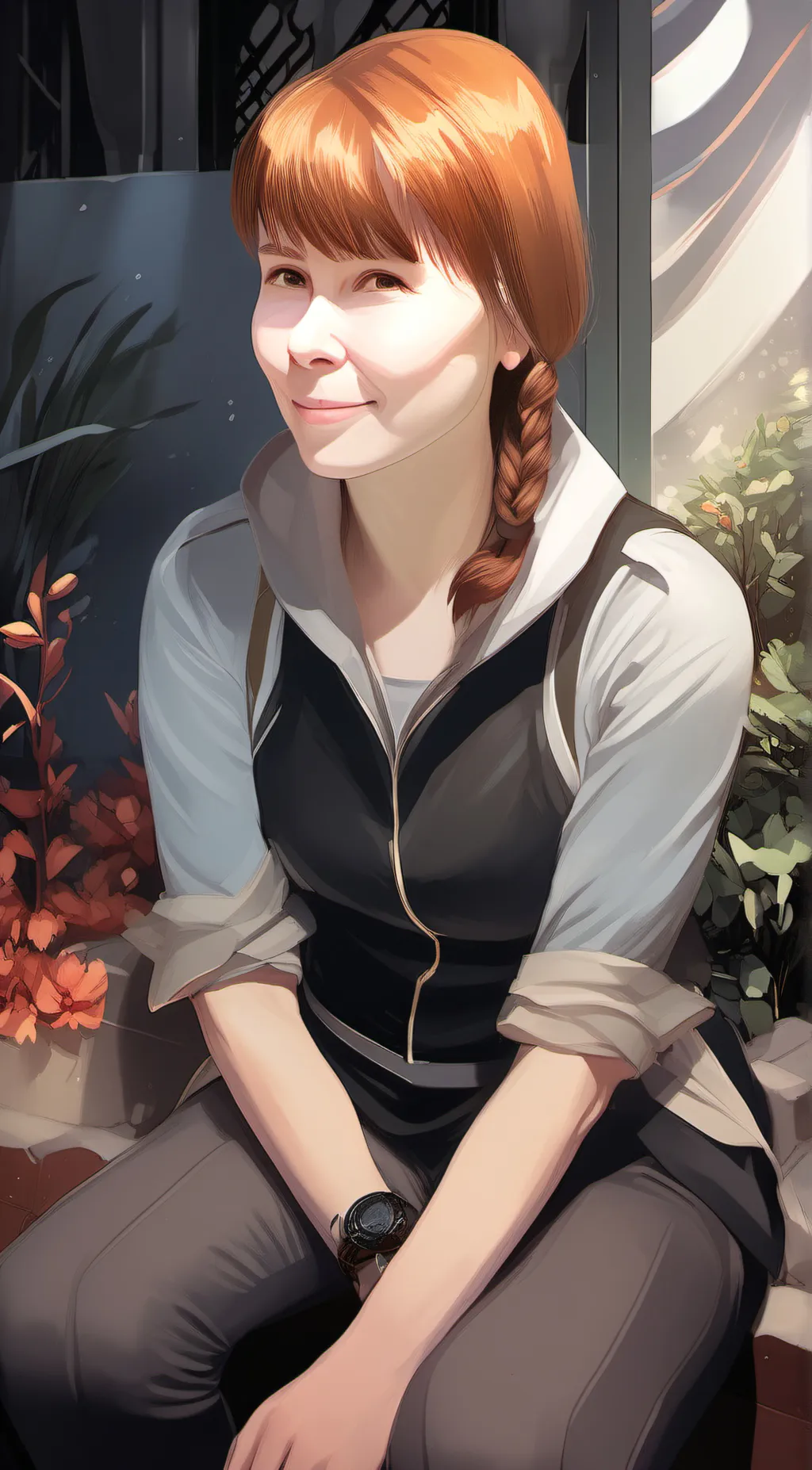 ai character: Elena Pahonova background