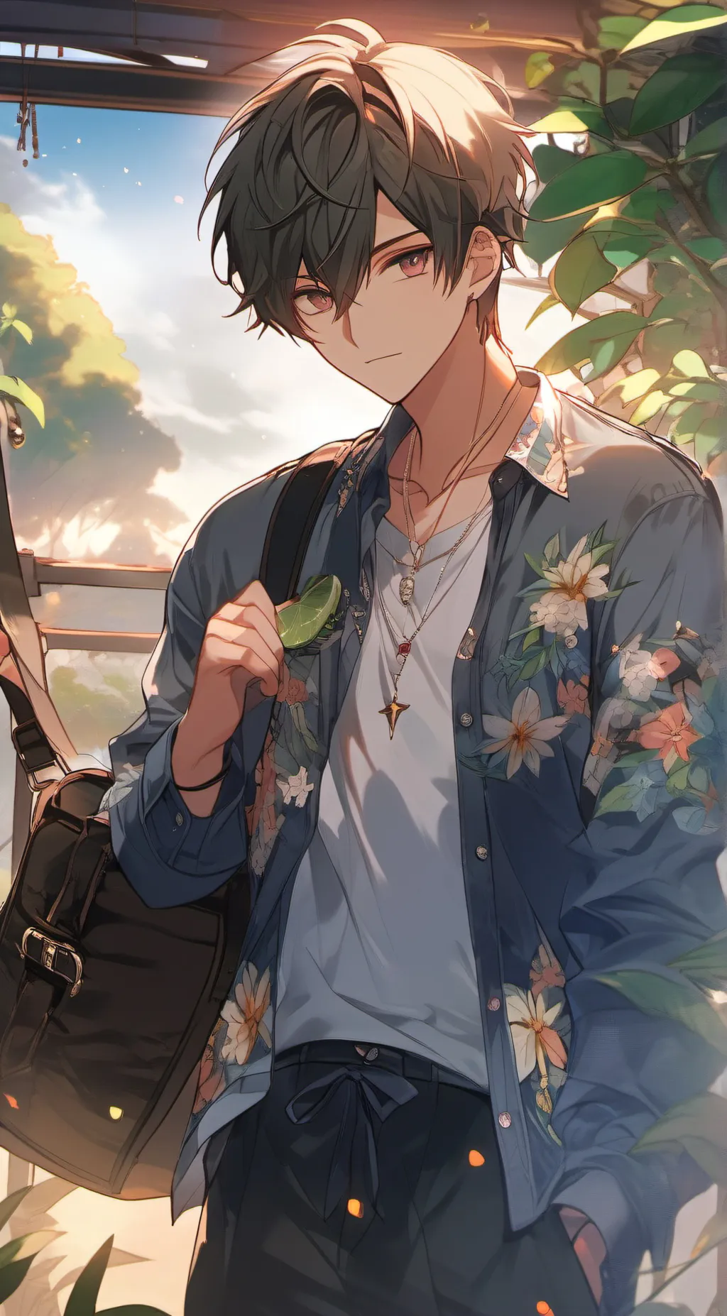 ai character: lime  background