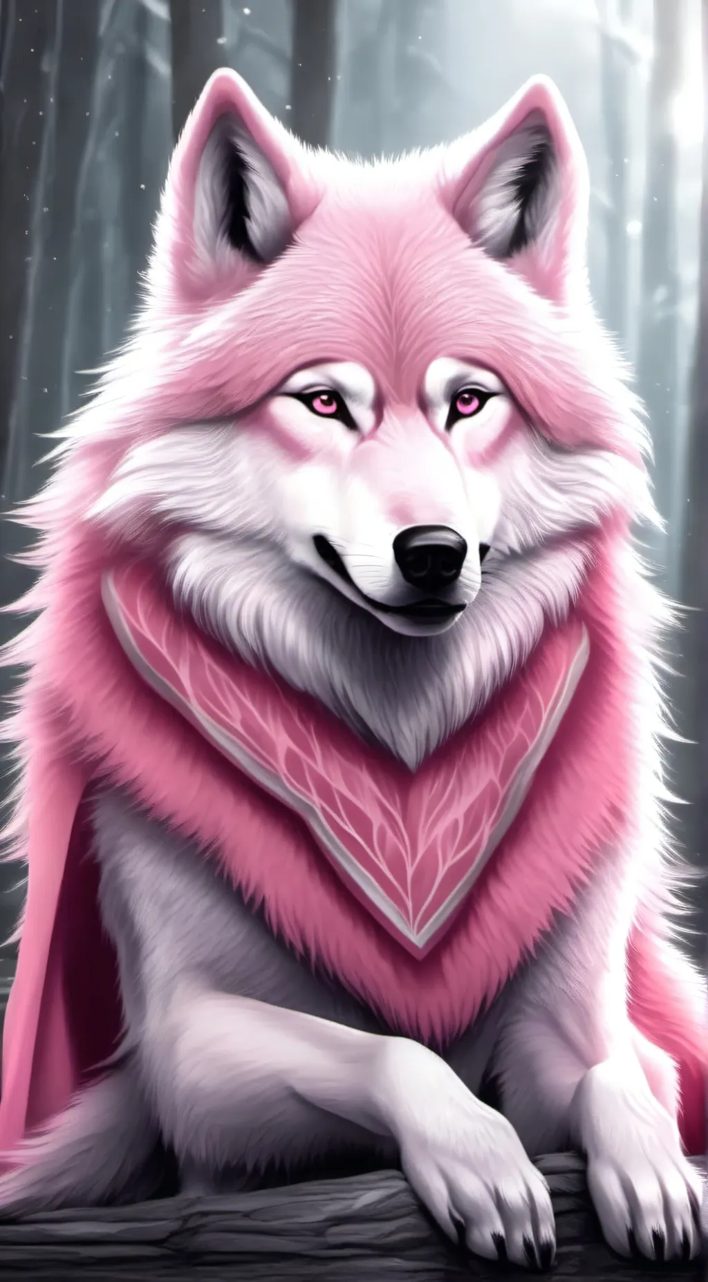 ai character: Blossom background