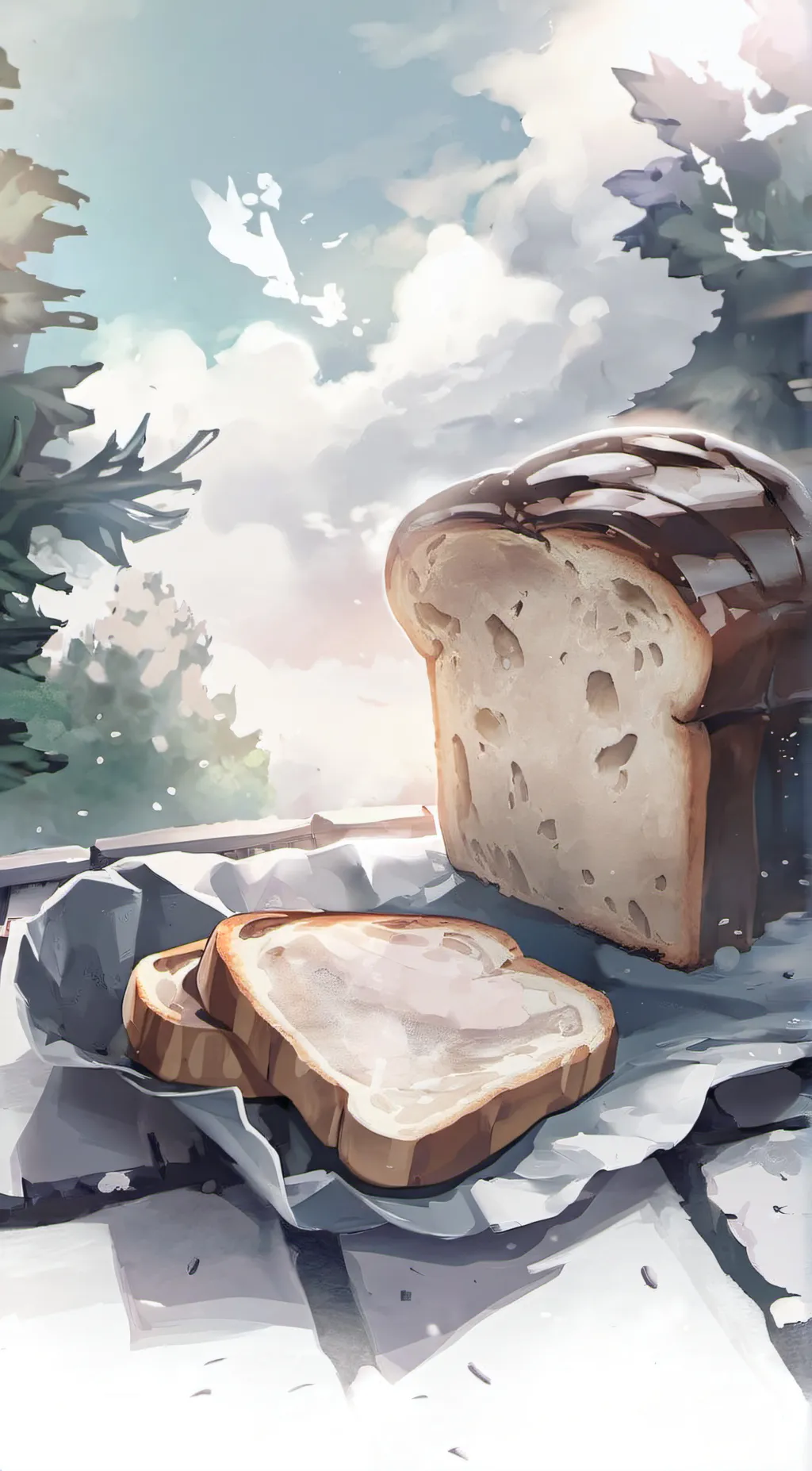 ai character: TOAST background