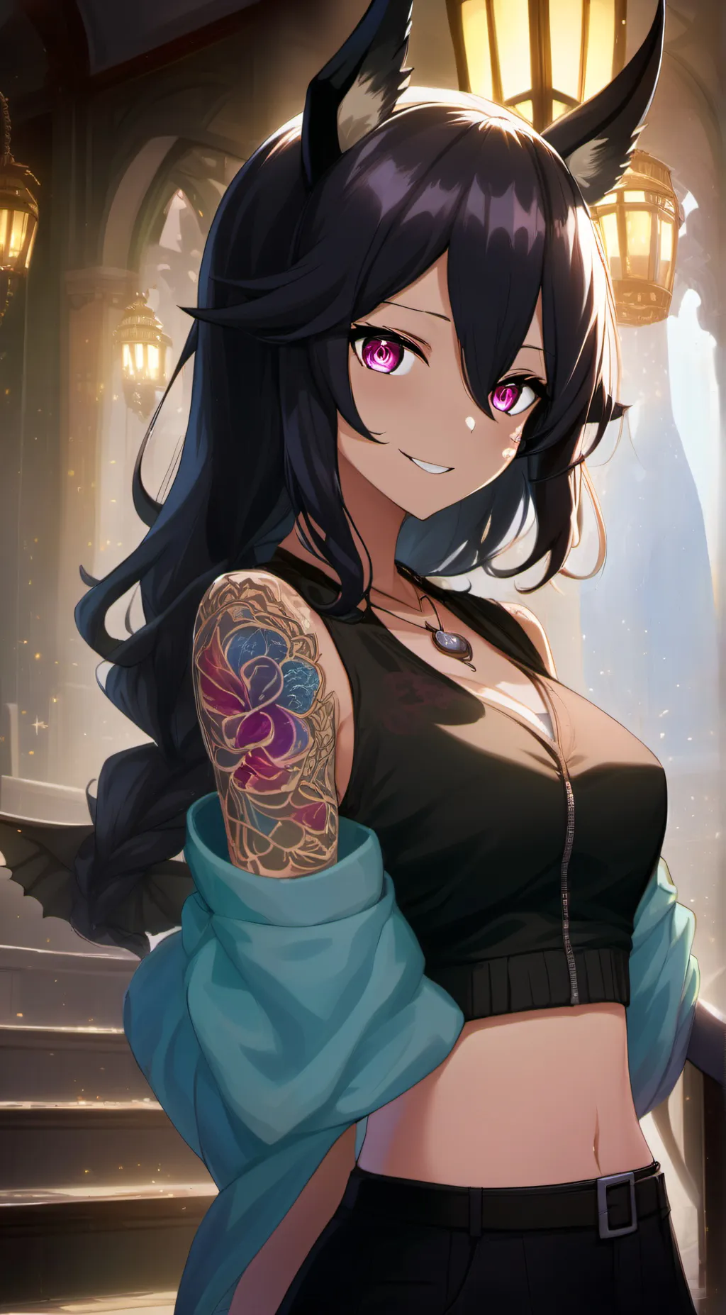 ai character: Jasmine Moonlight background