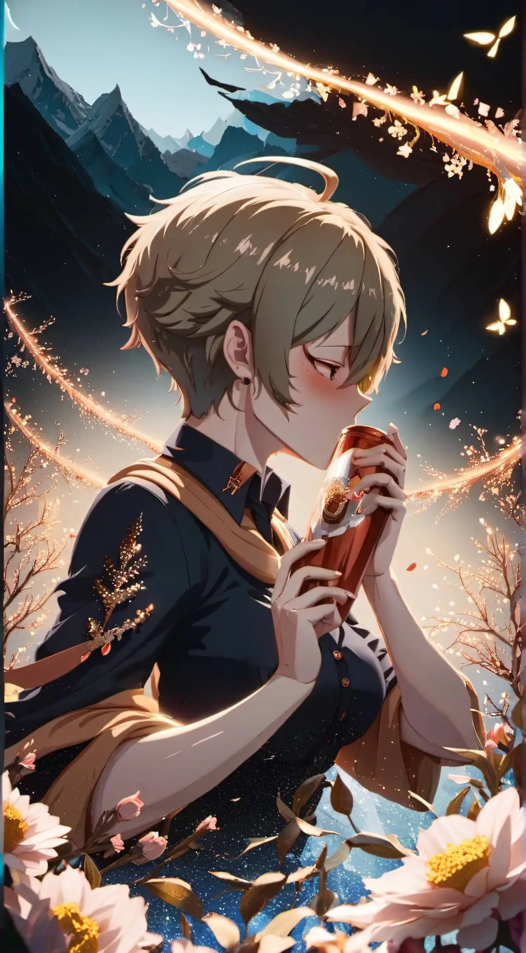 ai character: Deku background