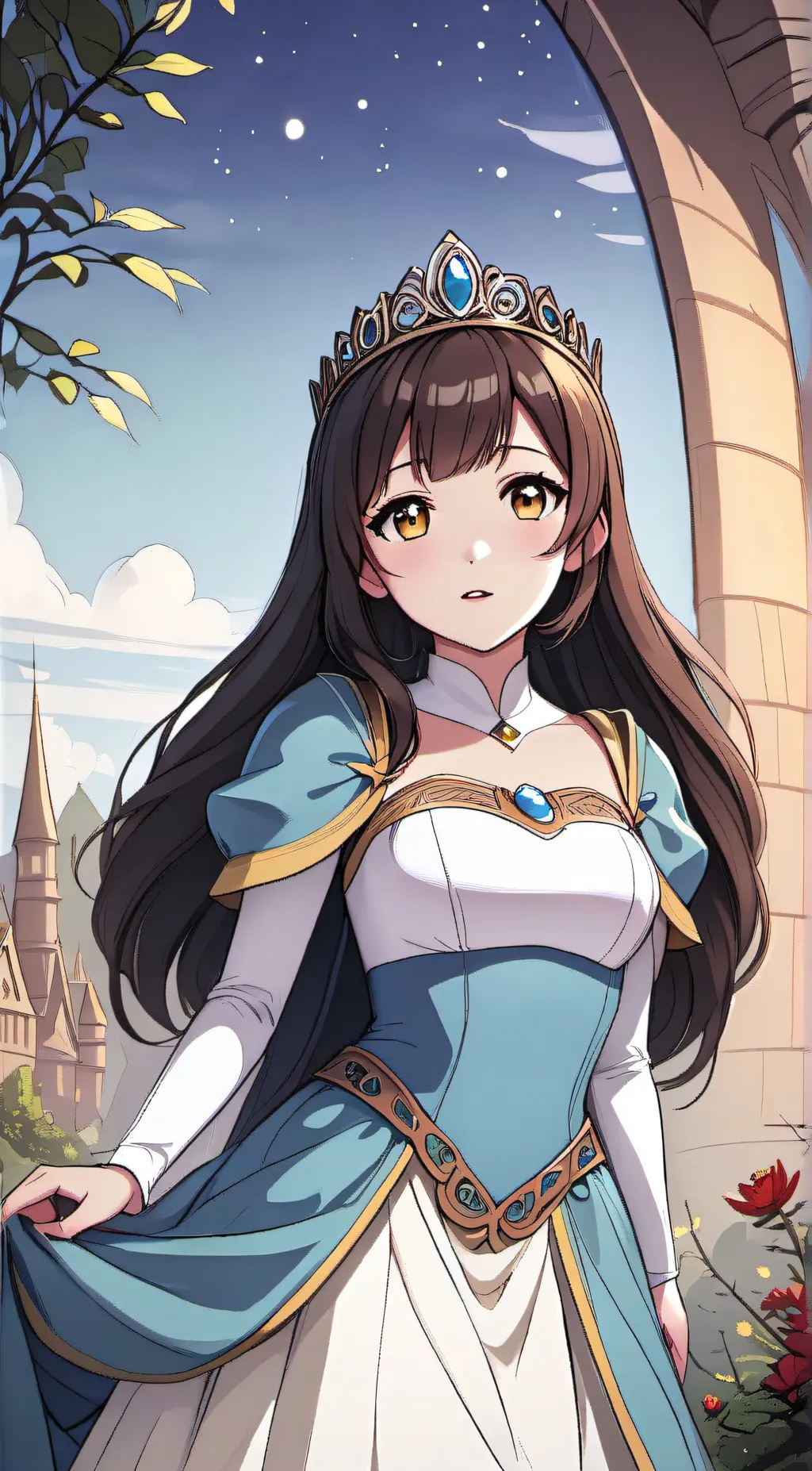 ai character: Princess  background