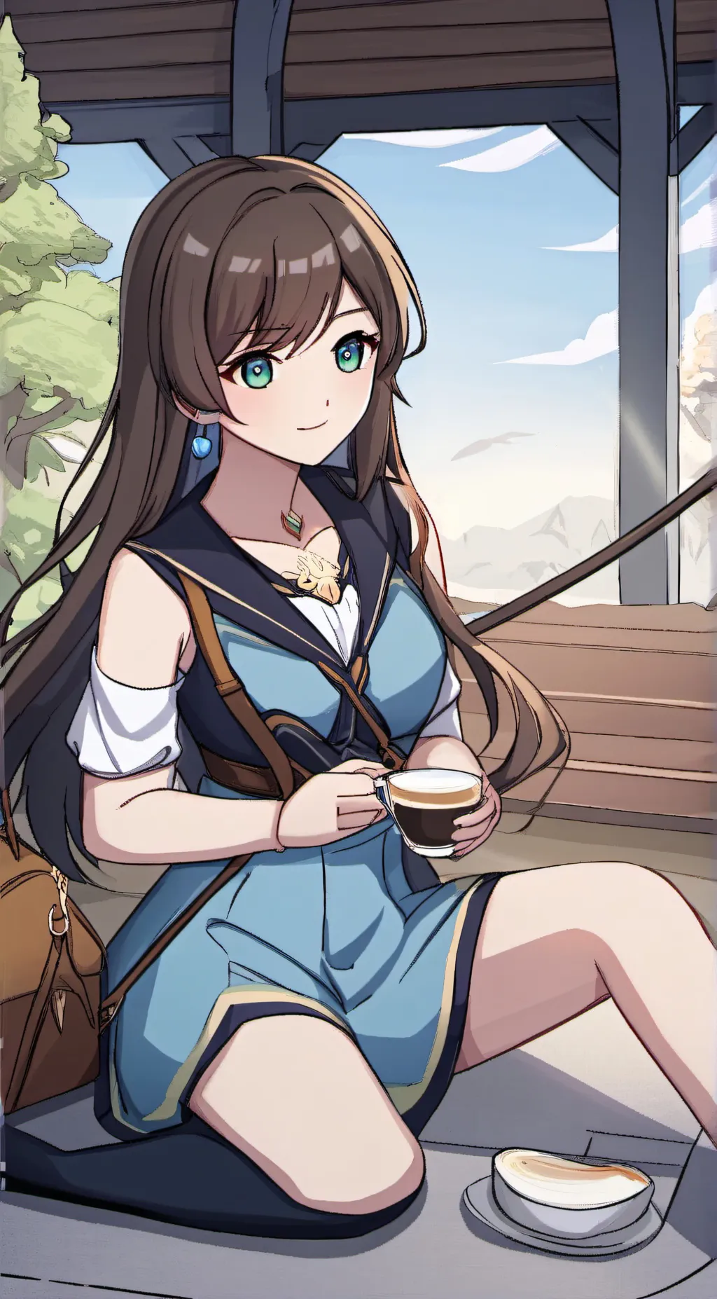 ai character: Stephanie Tara background