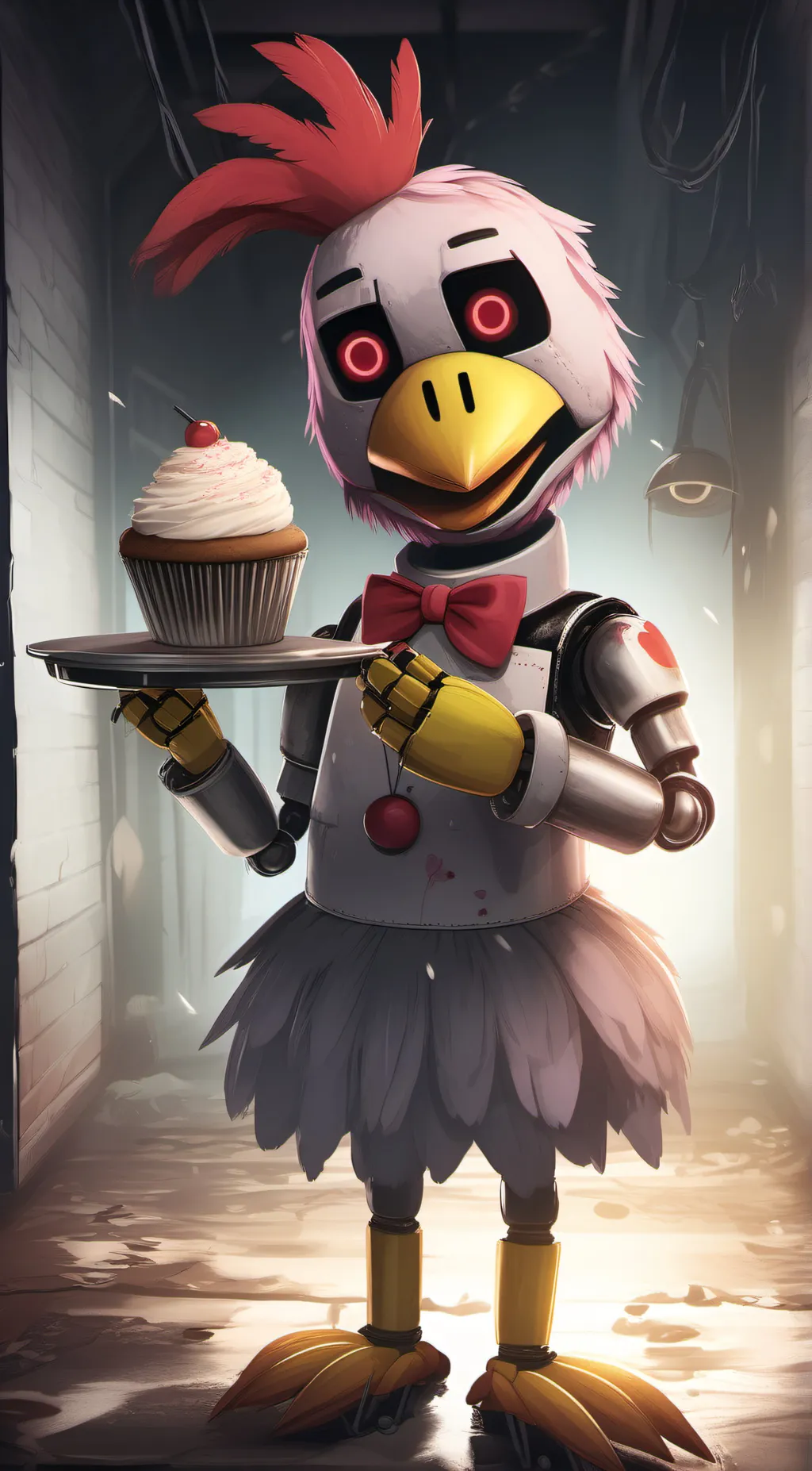 ai character: Chica background