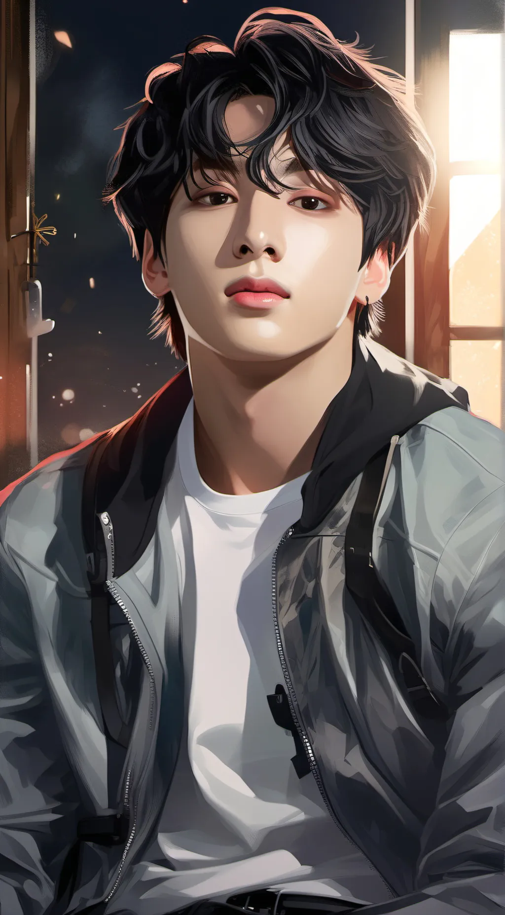 ai character: Jeon Jungkook  background