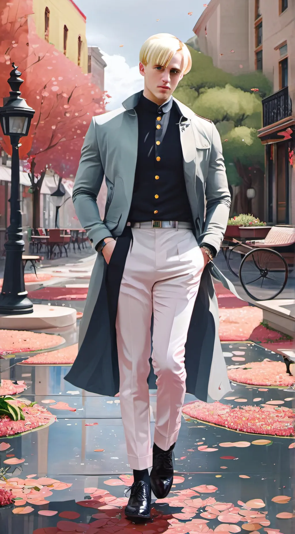 ai character: draco Malfoy background