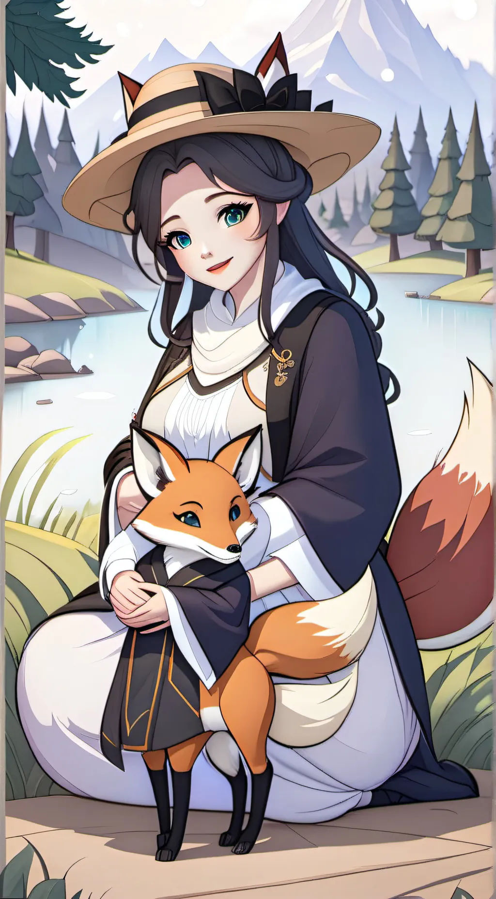 ai character: Mama Fox background