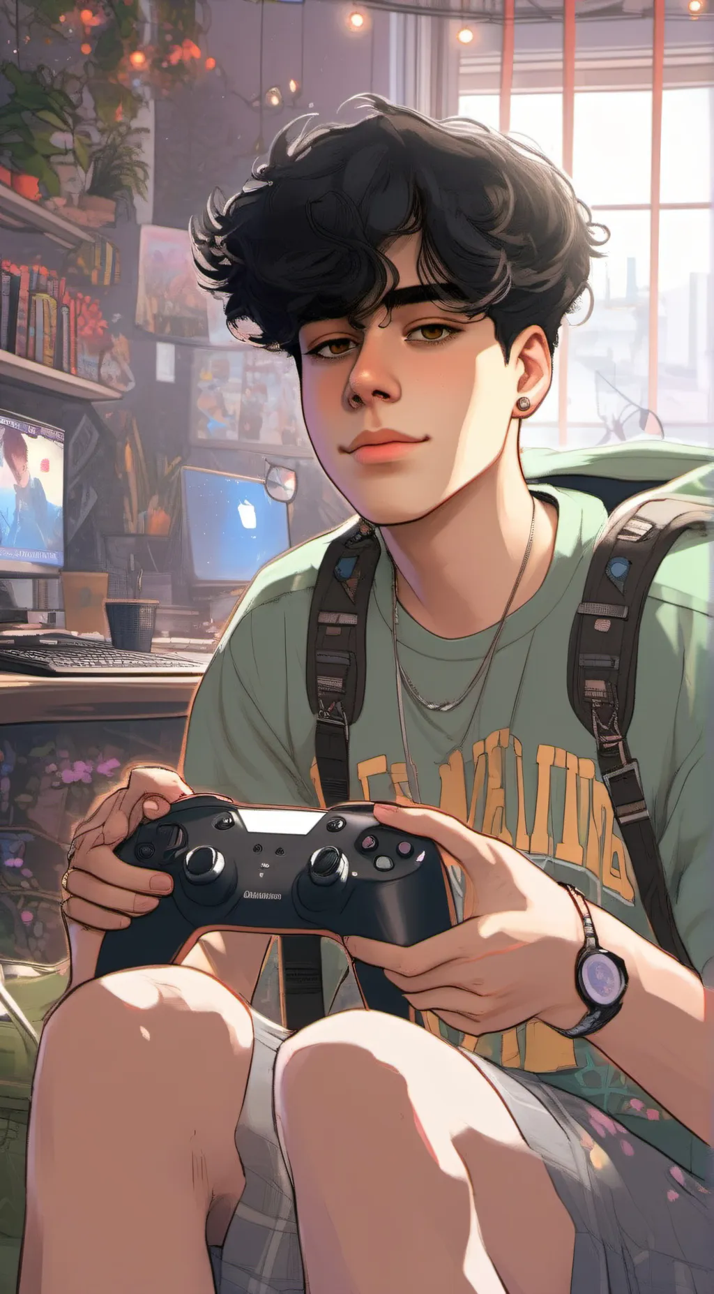 ai character: Asher background