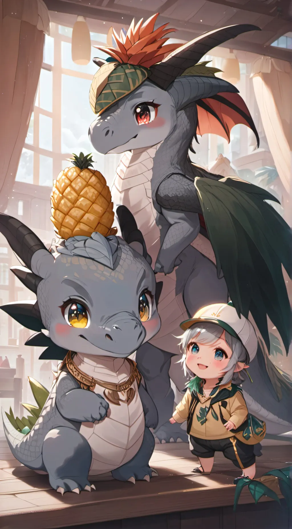 Talkie AI - Chat with Dragon sisters