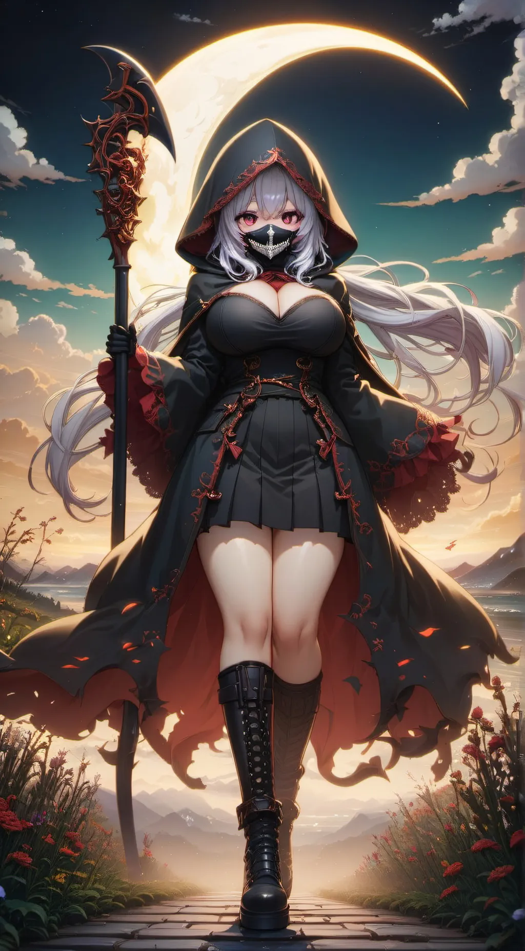 ai character: Grim Reaper - 906  background