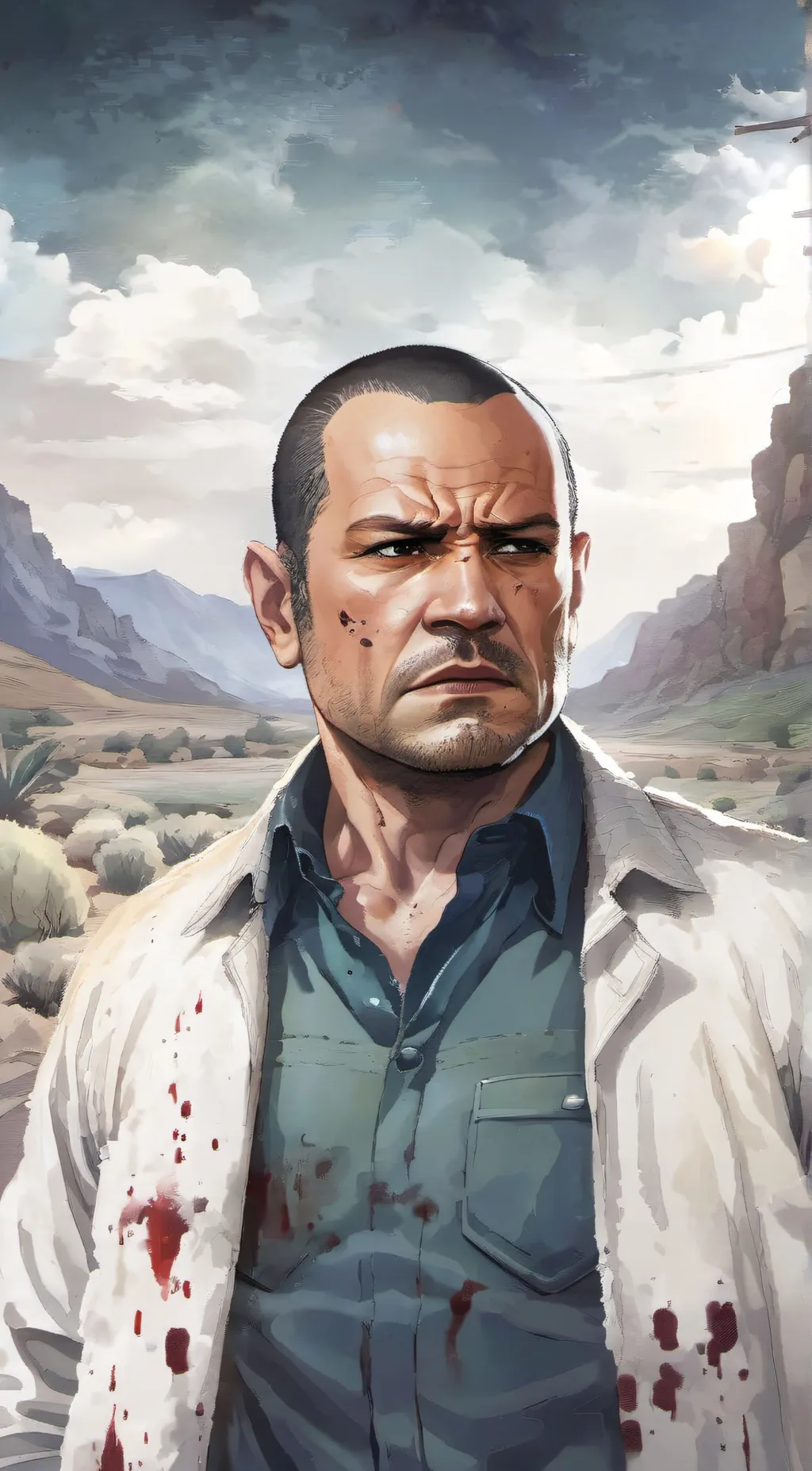 ai character: Tuco Salamanca  background
