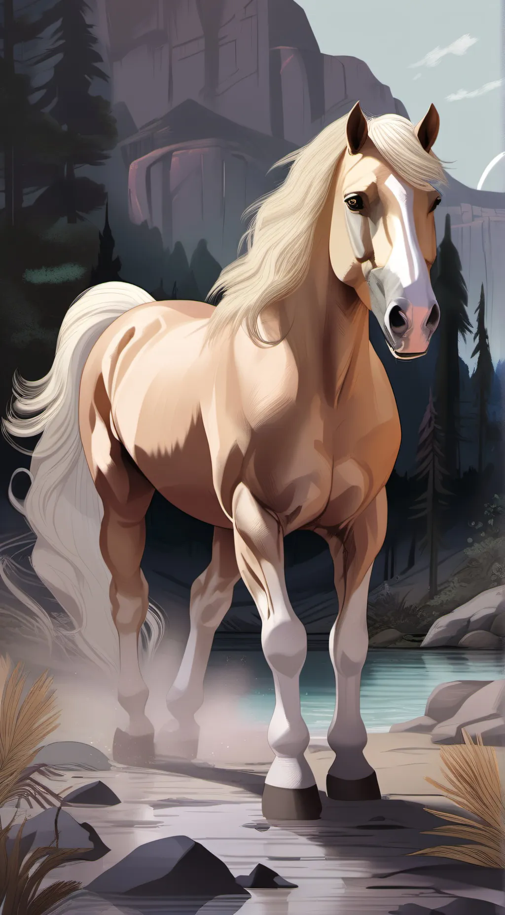 ai character: Nature Spirit background