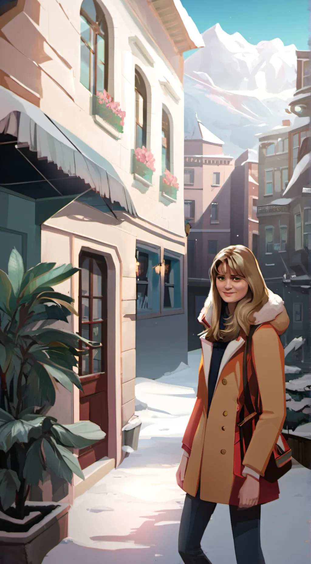 ai character: Linda  background