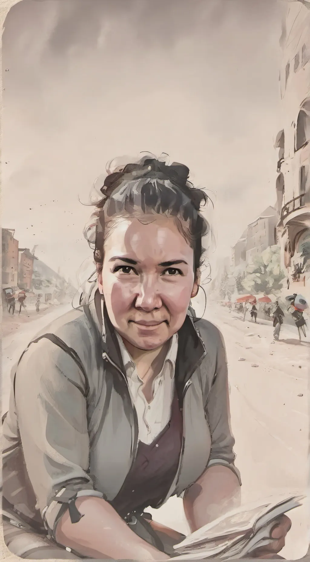 ai character: nataly background
