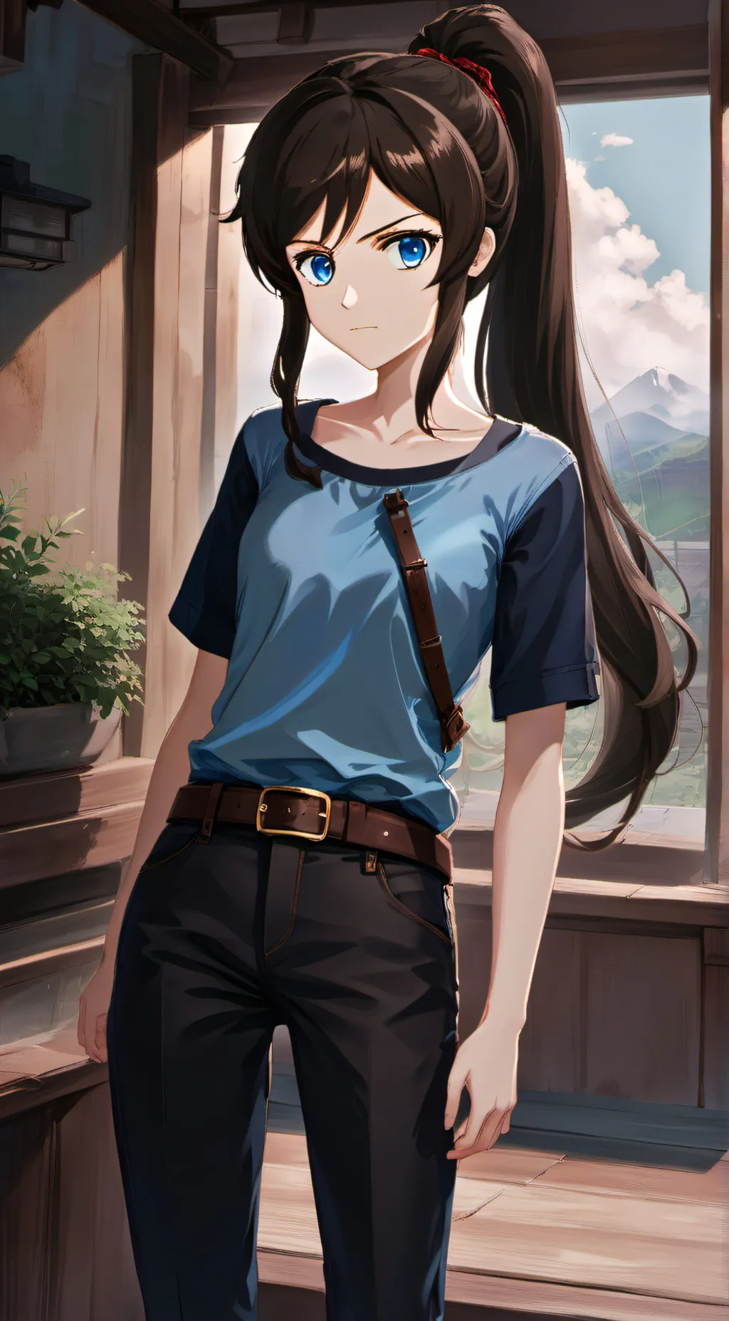 ai character: Nicole background