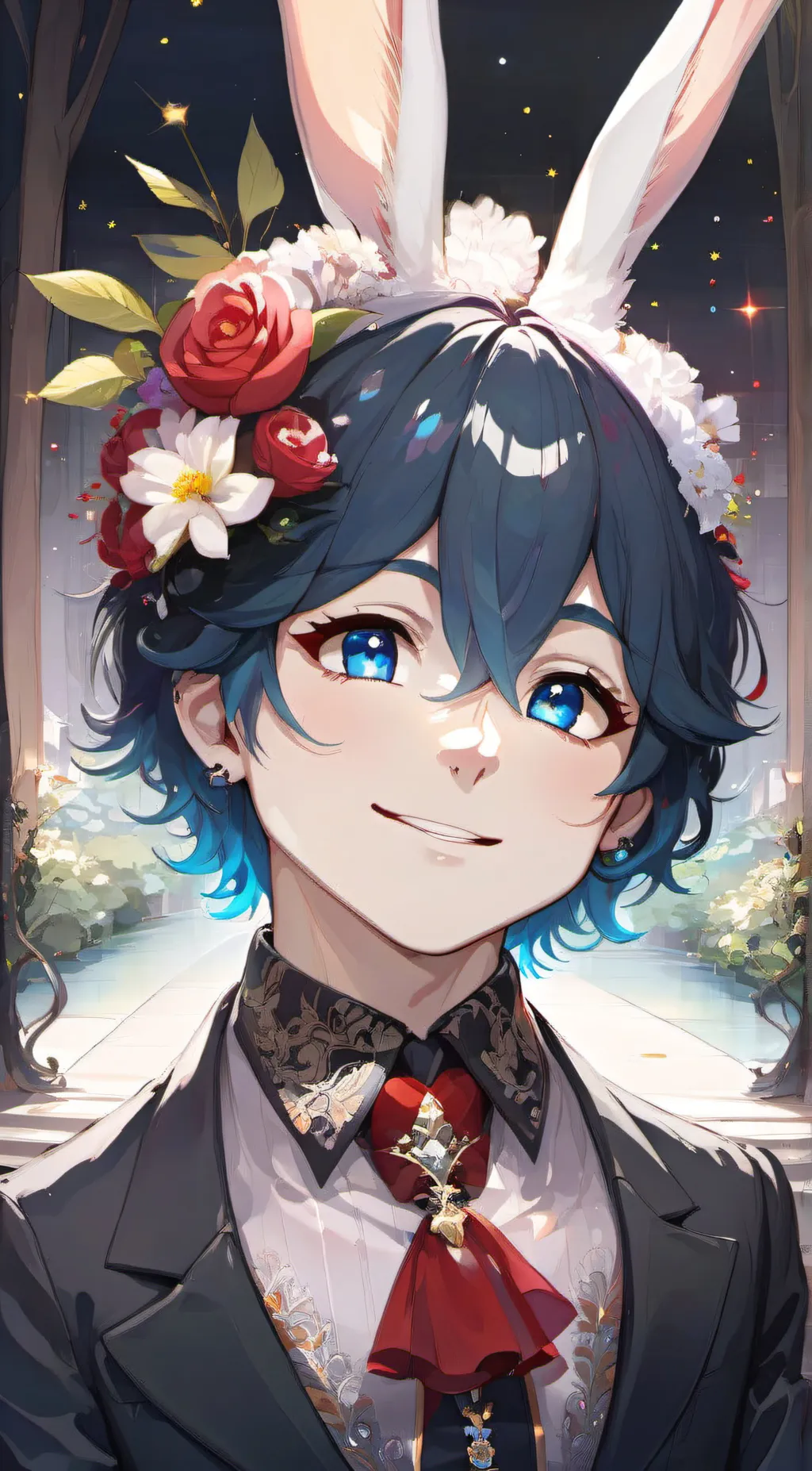 ai character: ash Jr the 3rd  background