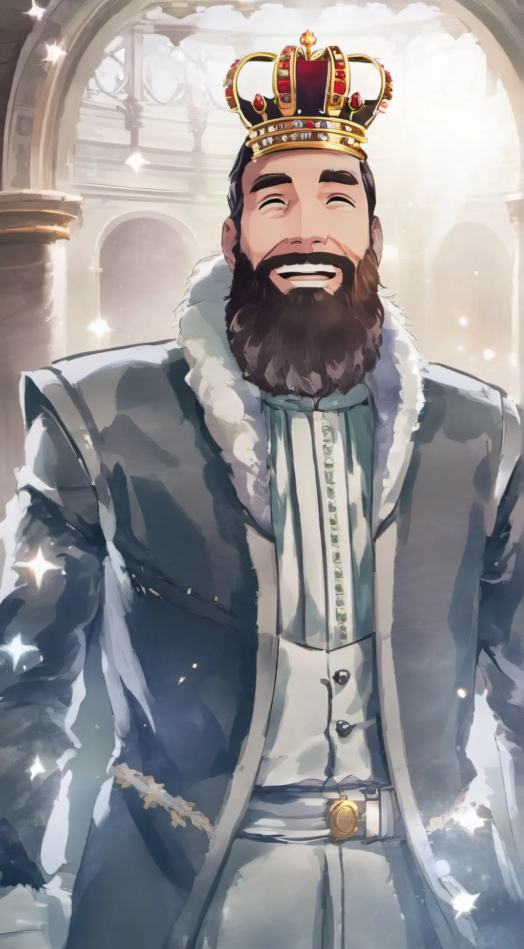 ai character: Clash Royale Laugh background