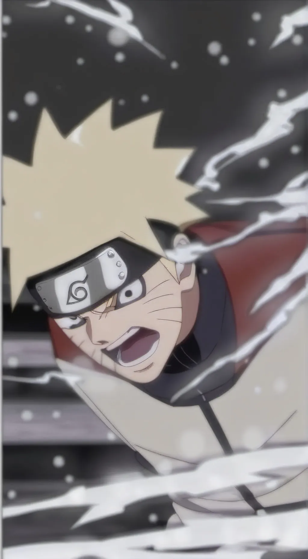 ai character: scared Naruto  background