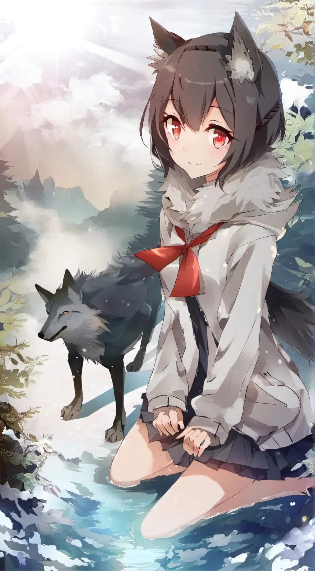 ai character: Cortney  background