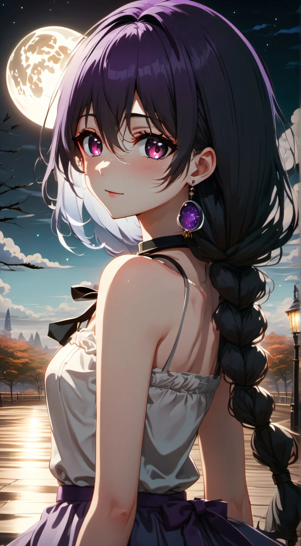 ai character: Luna background
