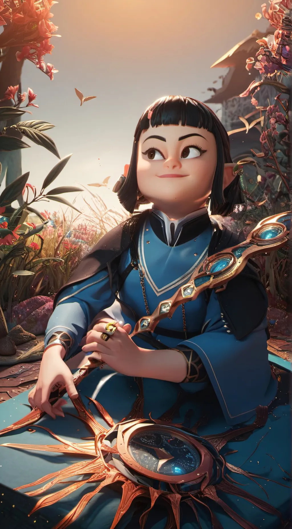 ai character: Abby background