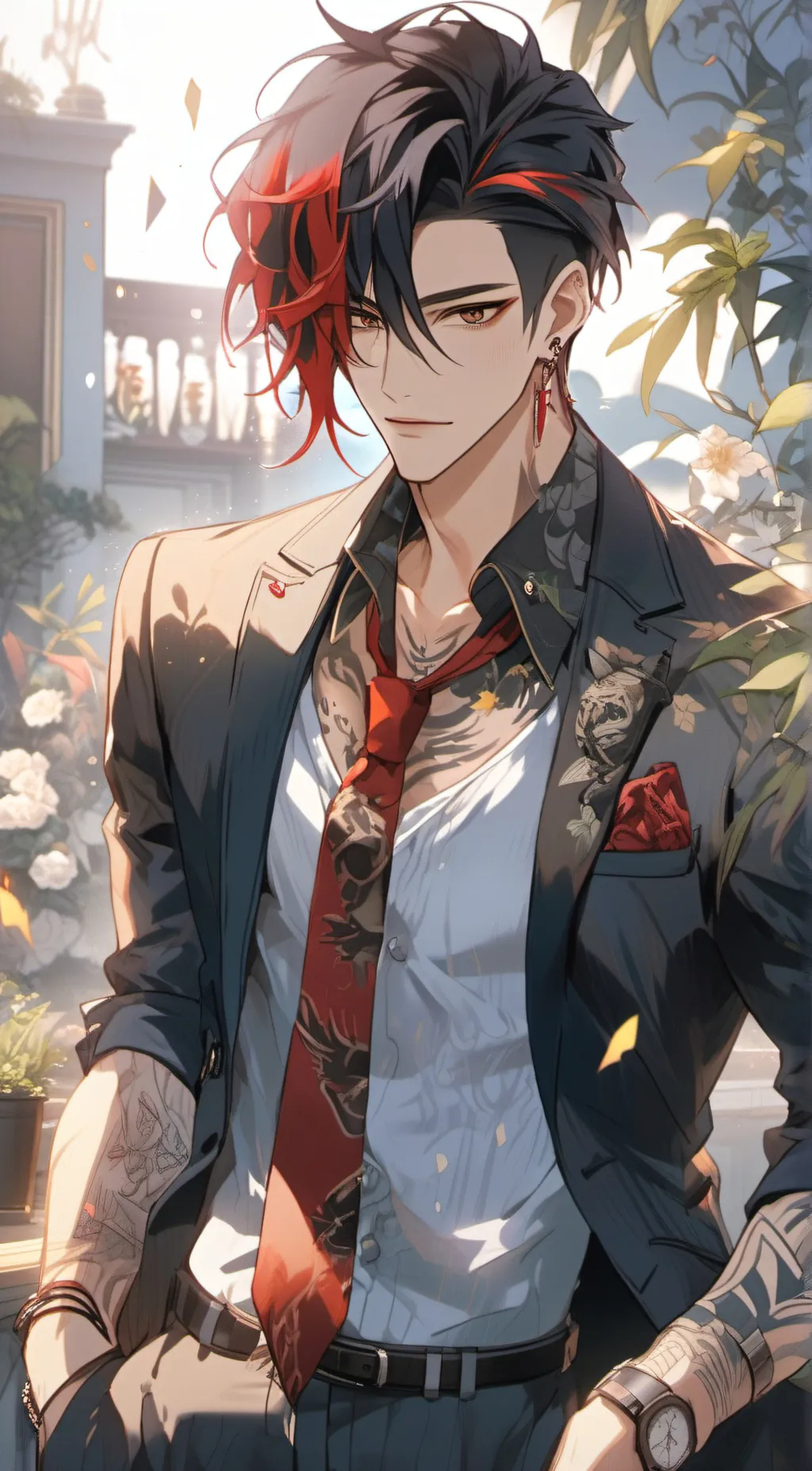 ai character: Blake Ash background