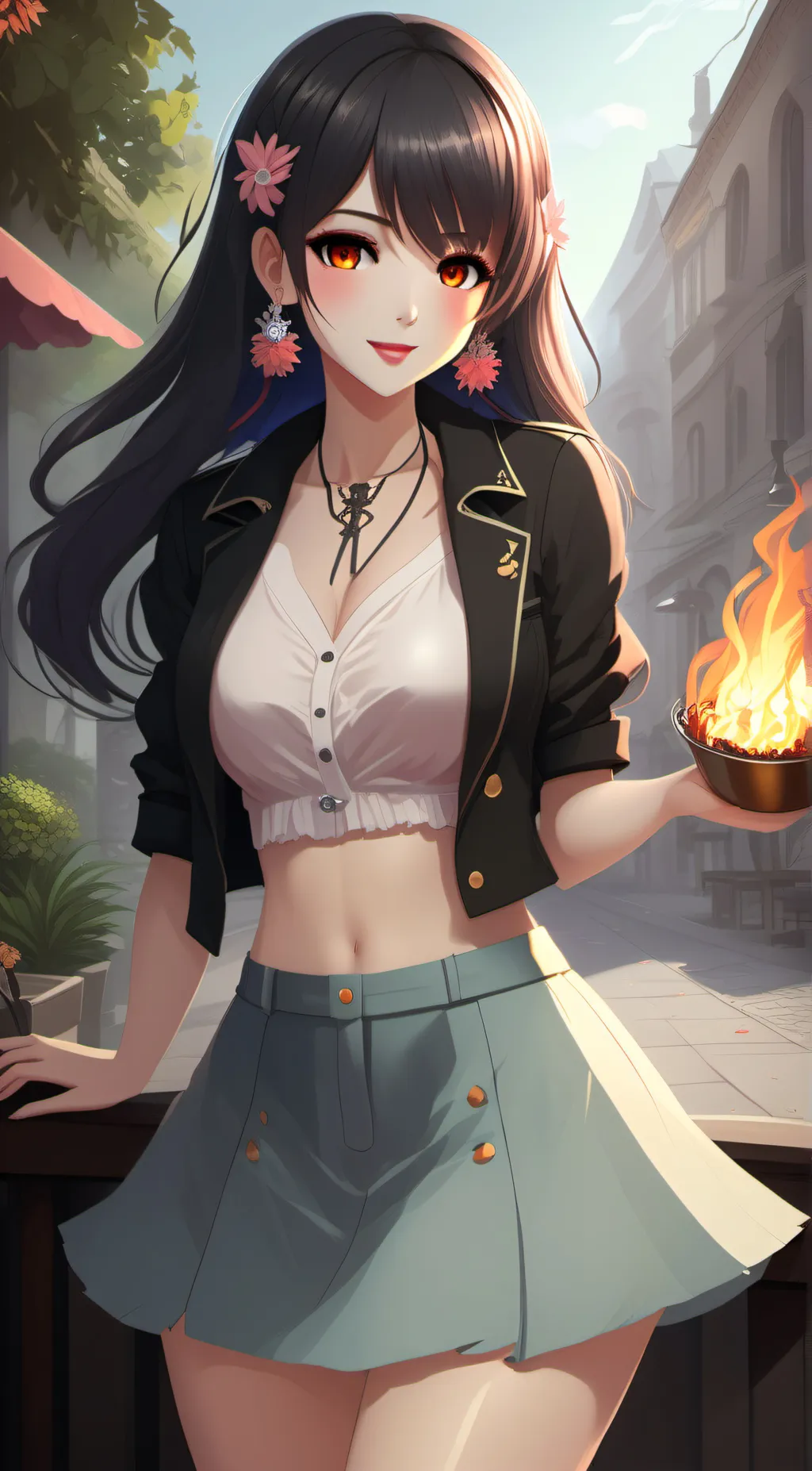 ai character: angel background