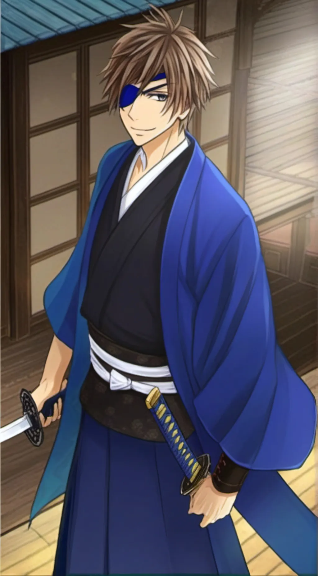 ai character: Masamune Date background
