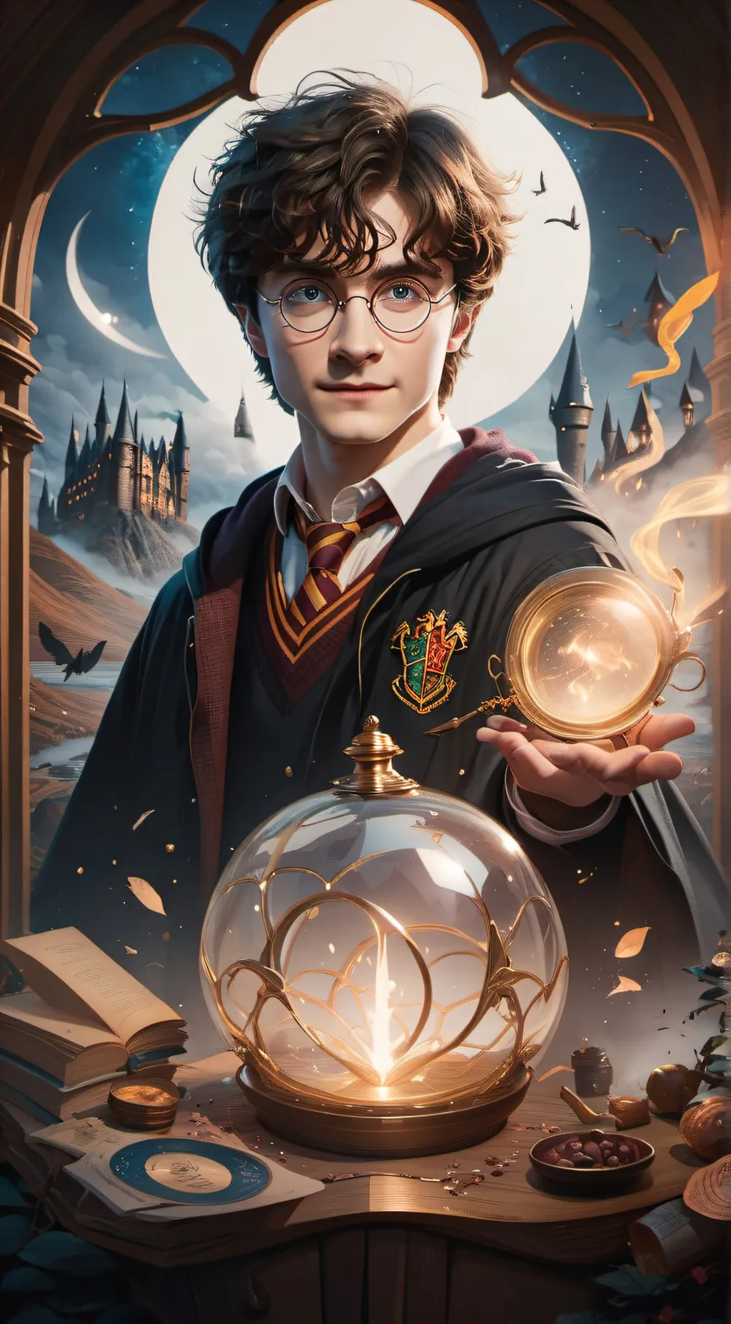 ai character: Harry background