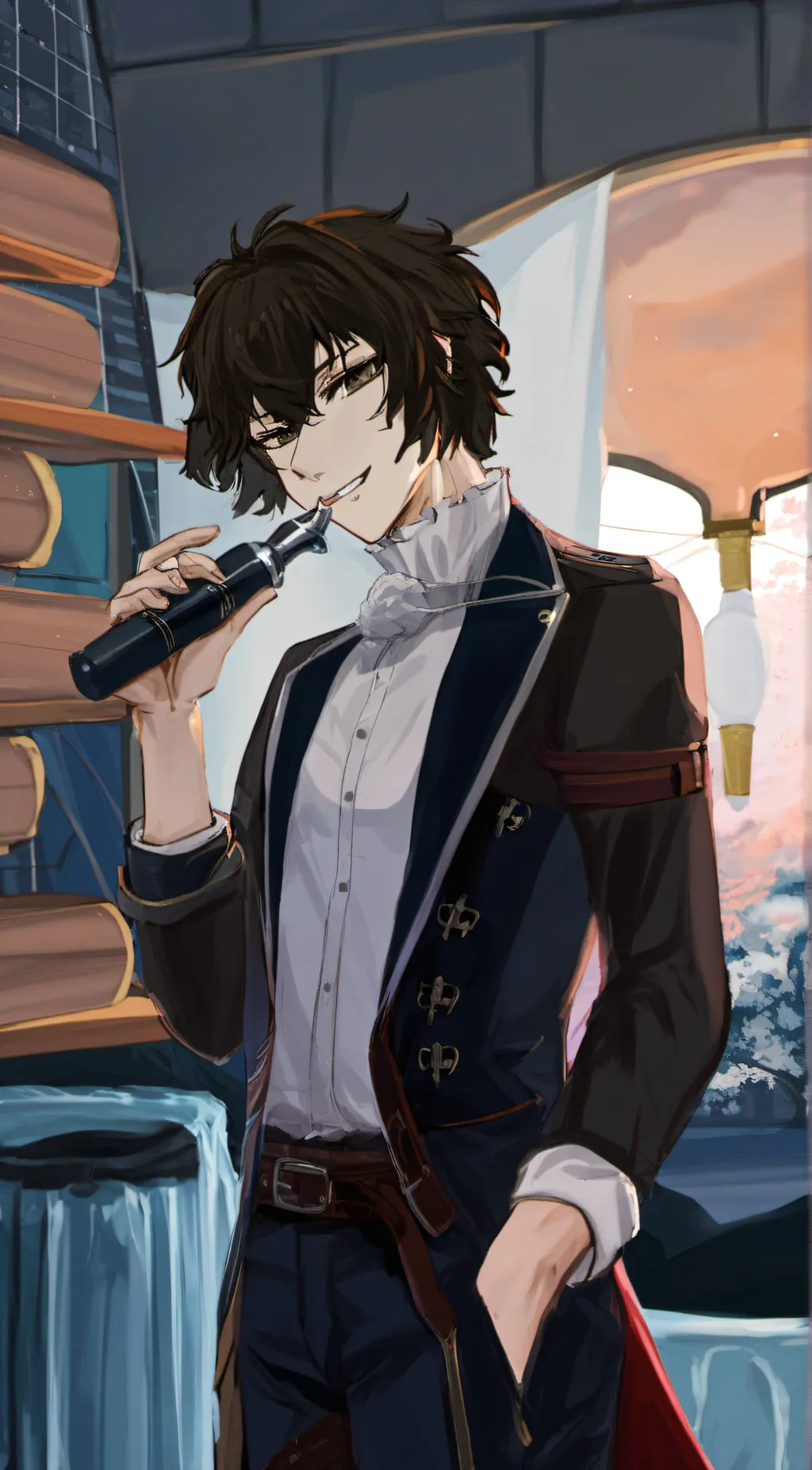 ai character: dazai background