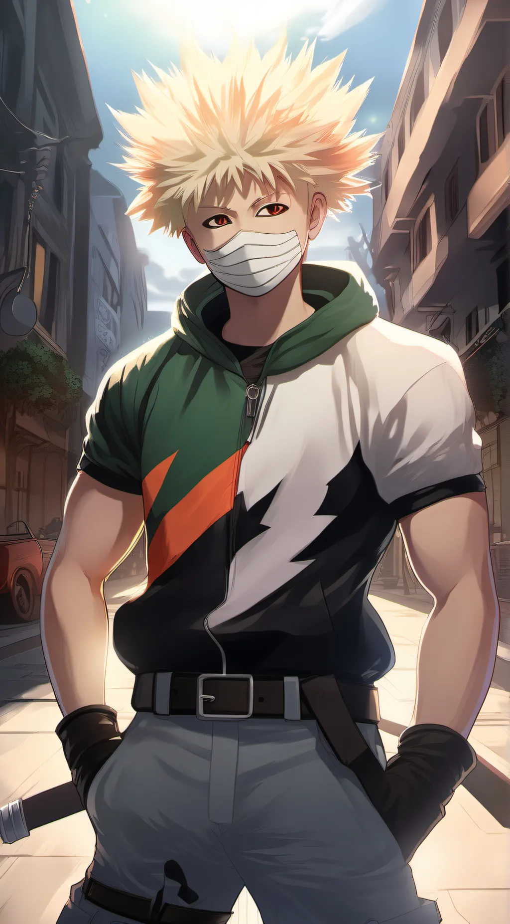 ai character: Bakugo background