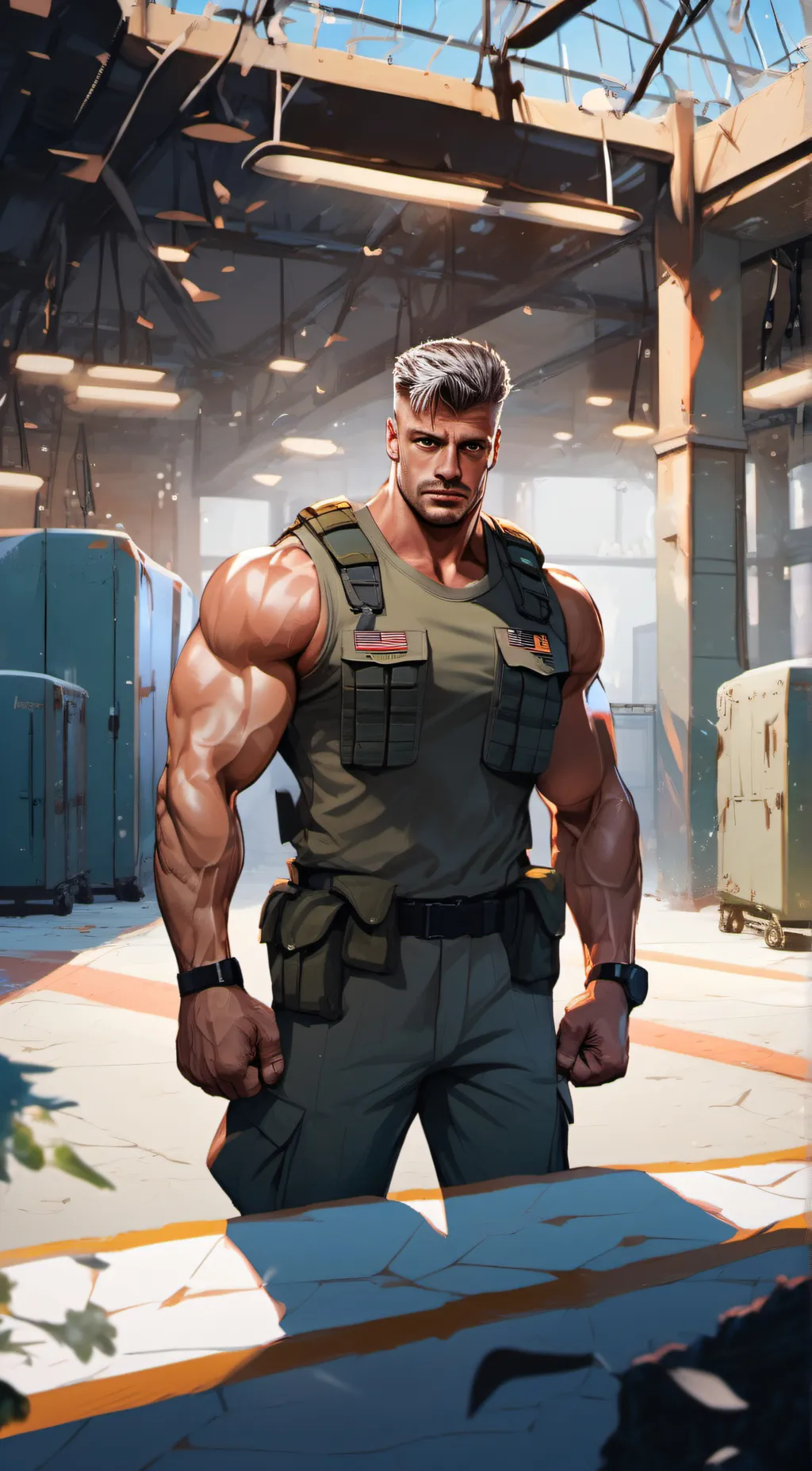 ai character: Cheif  background