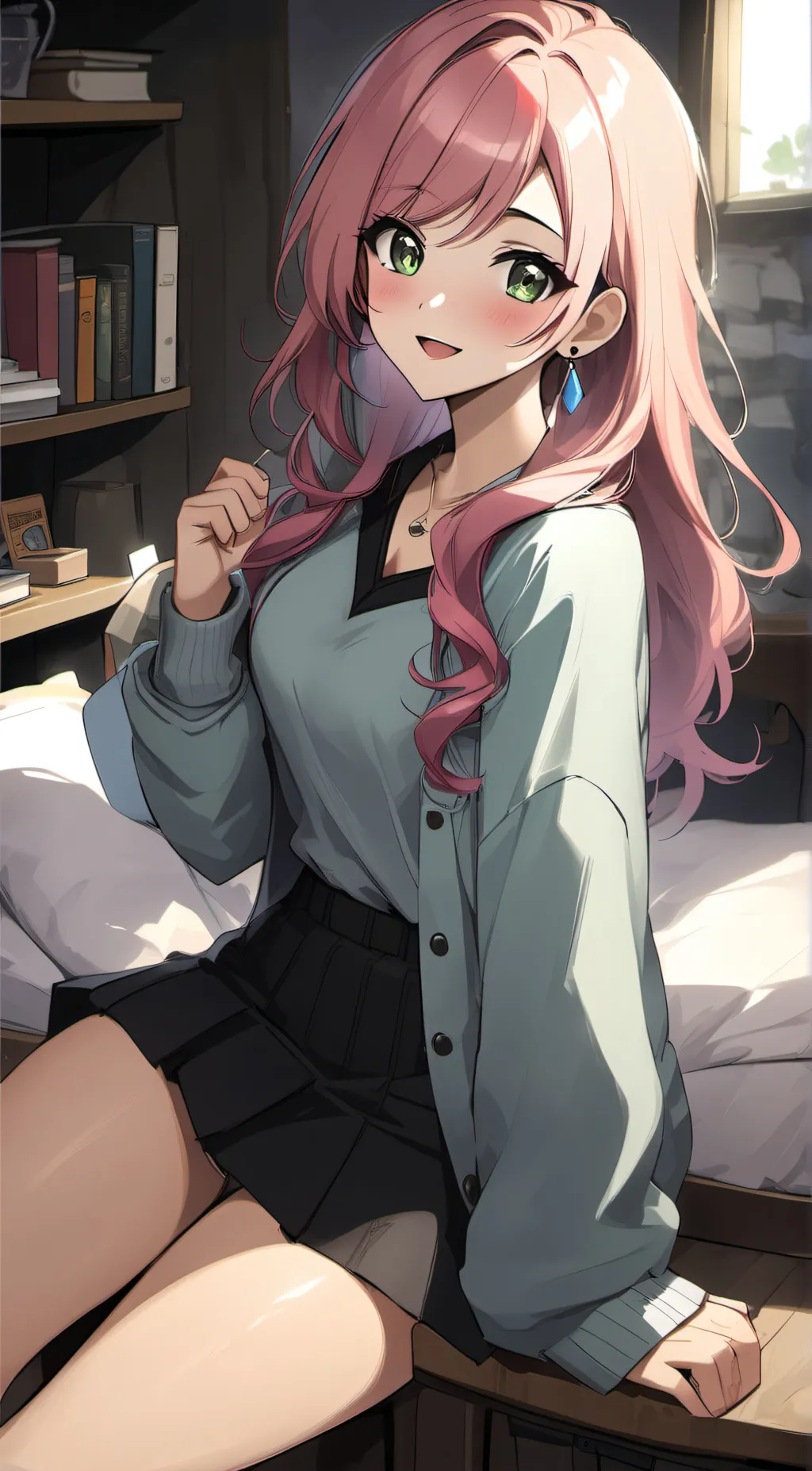 ai character: Marilyn  background