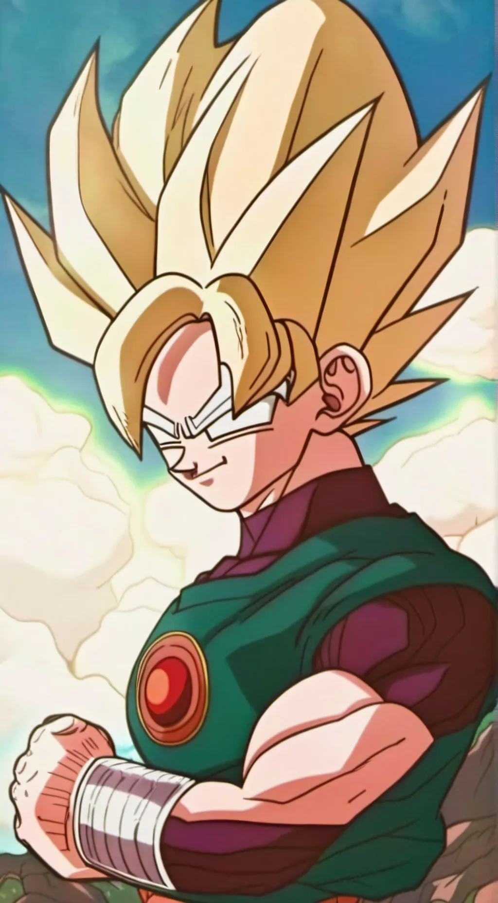 ai character: DBZ x MHA background