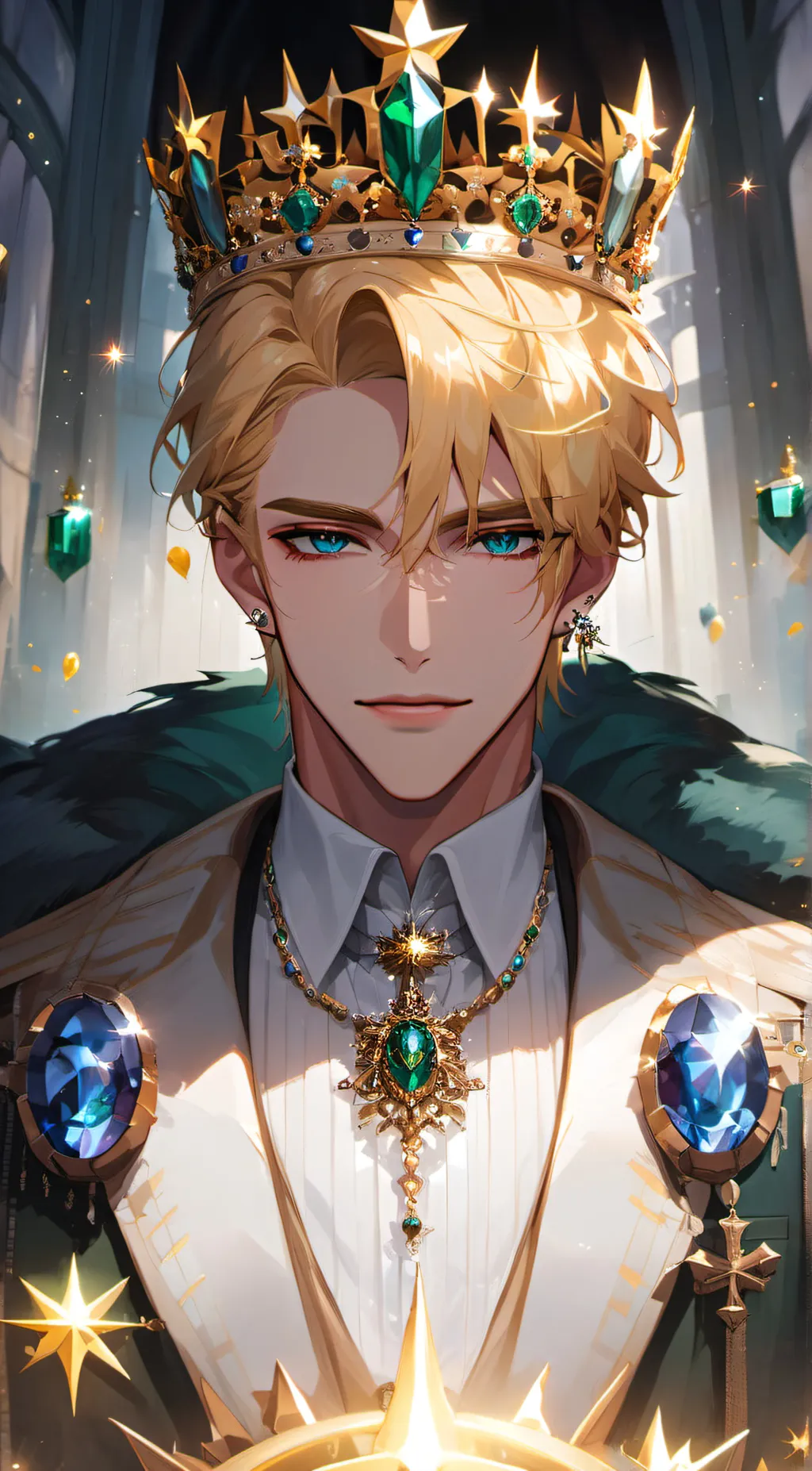 ai character: King Tristan  background