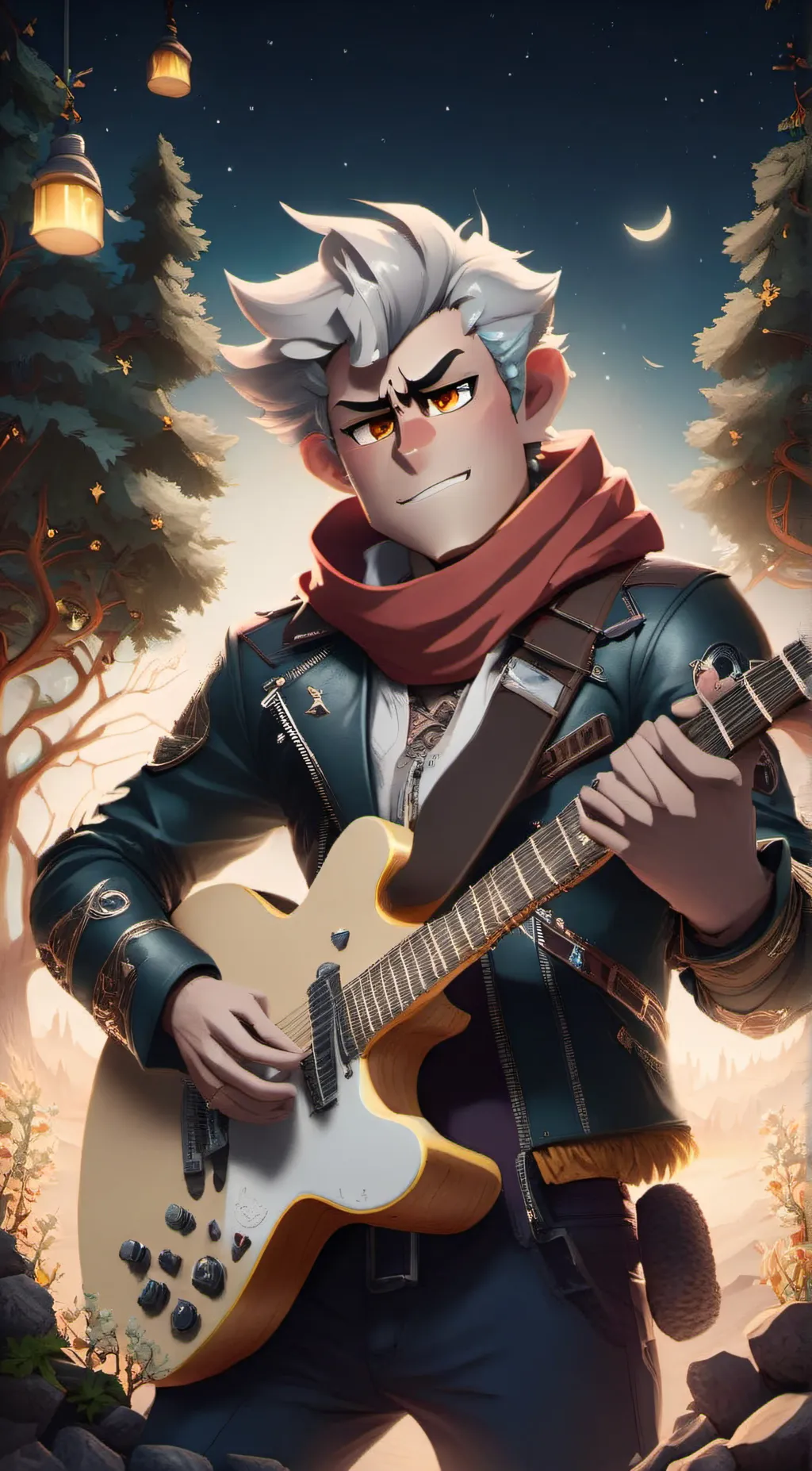 ai character: Mike lock background