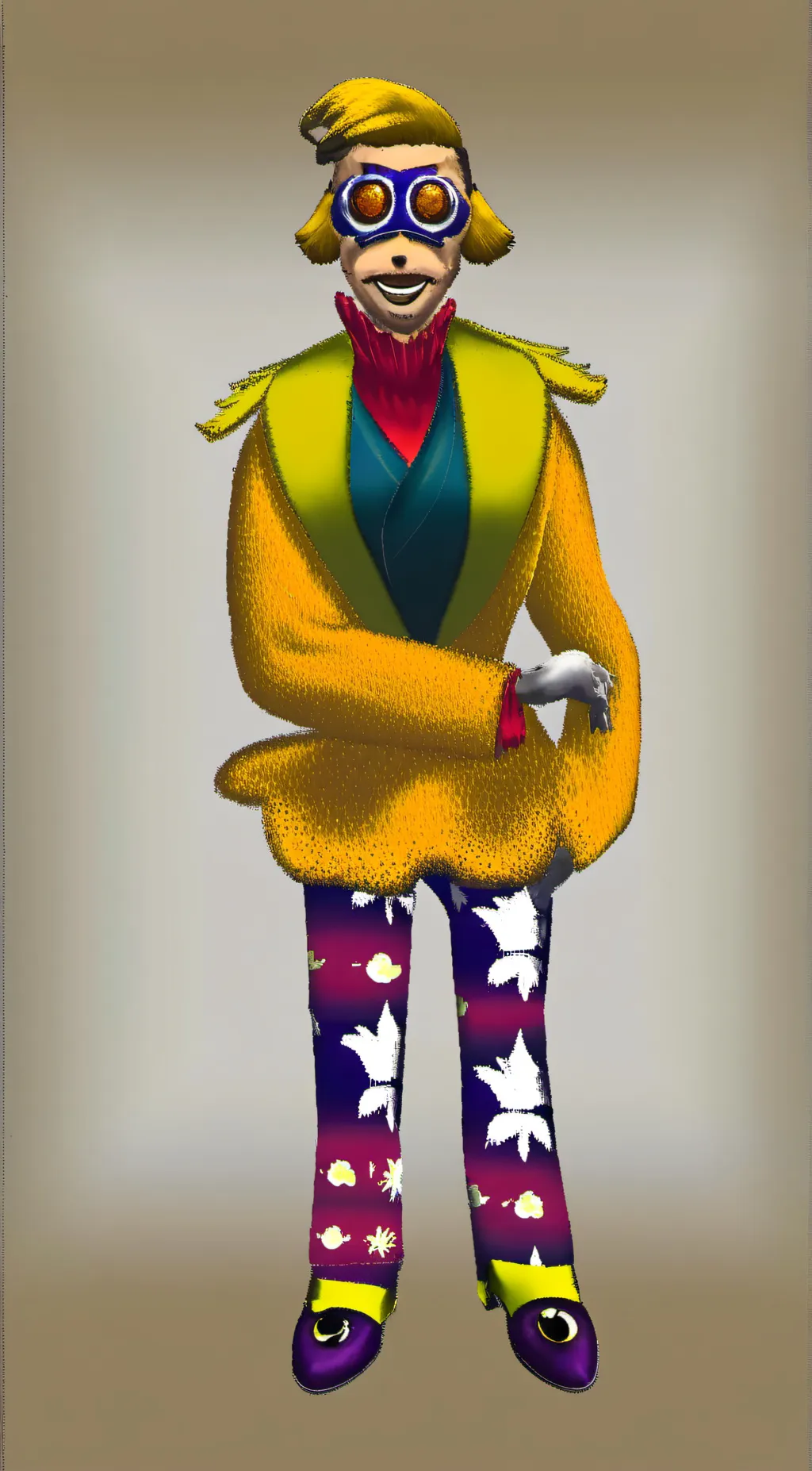 ai character: springs background