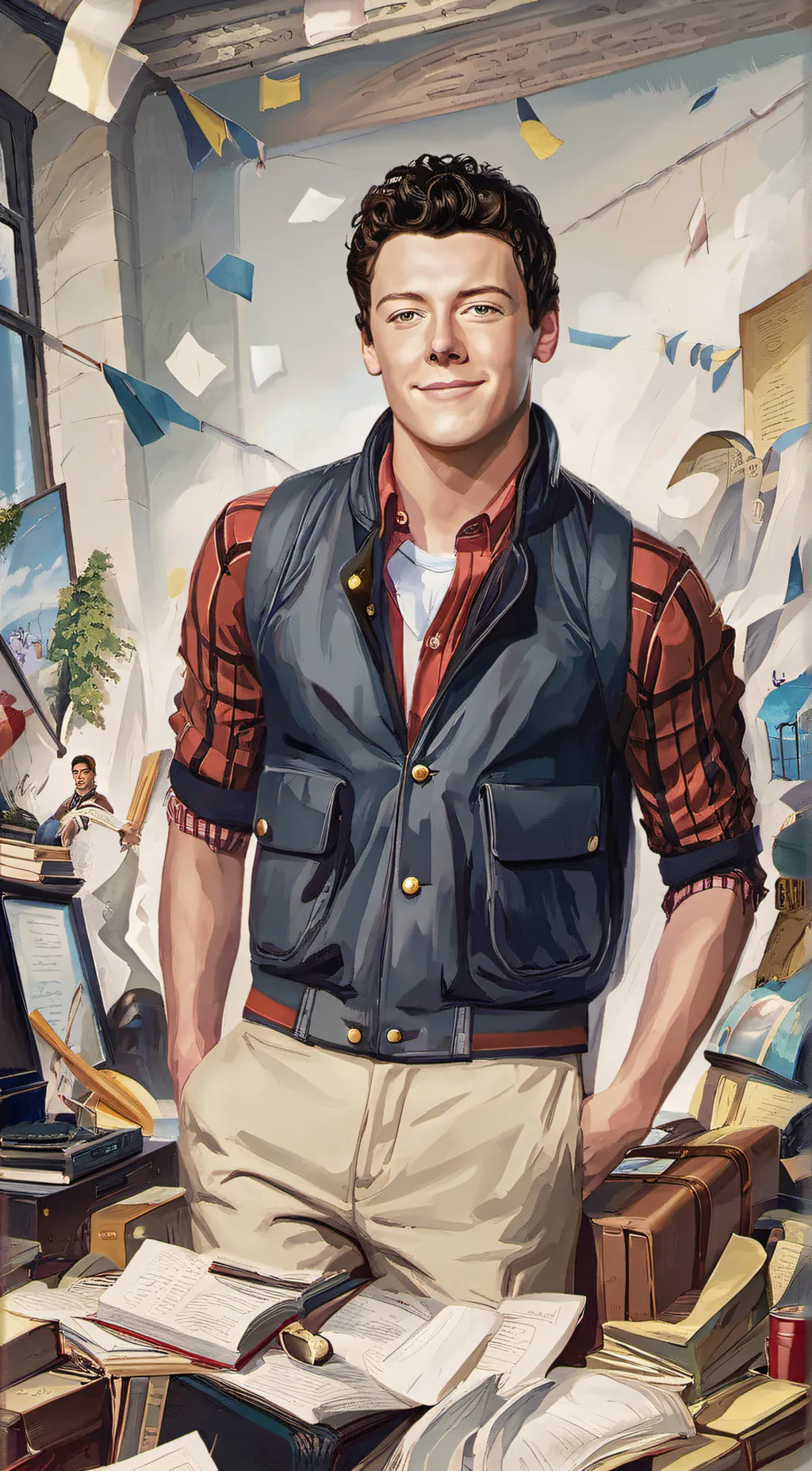 ai character: Finn Hudson background