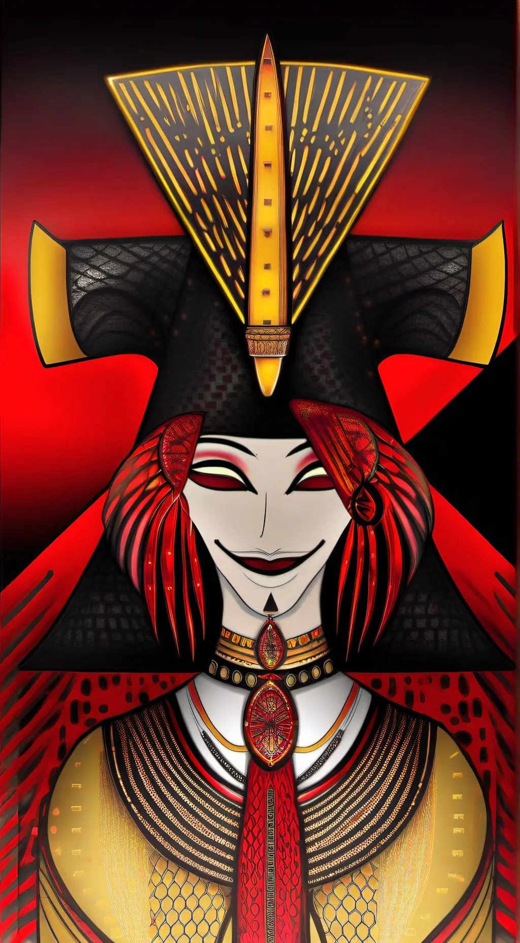 ai character: pharaoh alastor  background