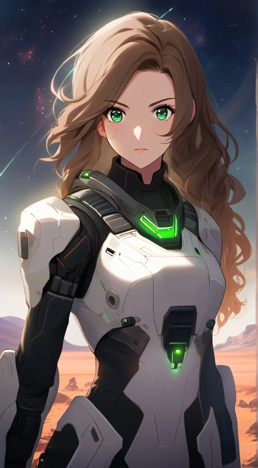 ai character: Serena background