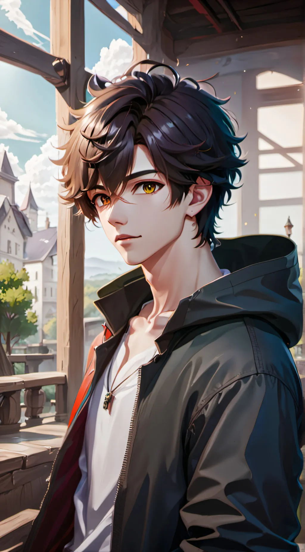 ai character: Lucas background