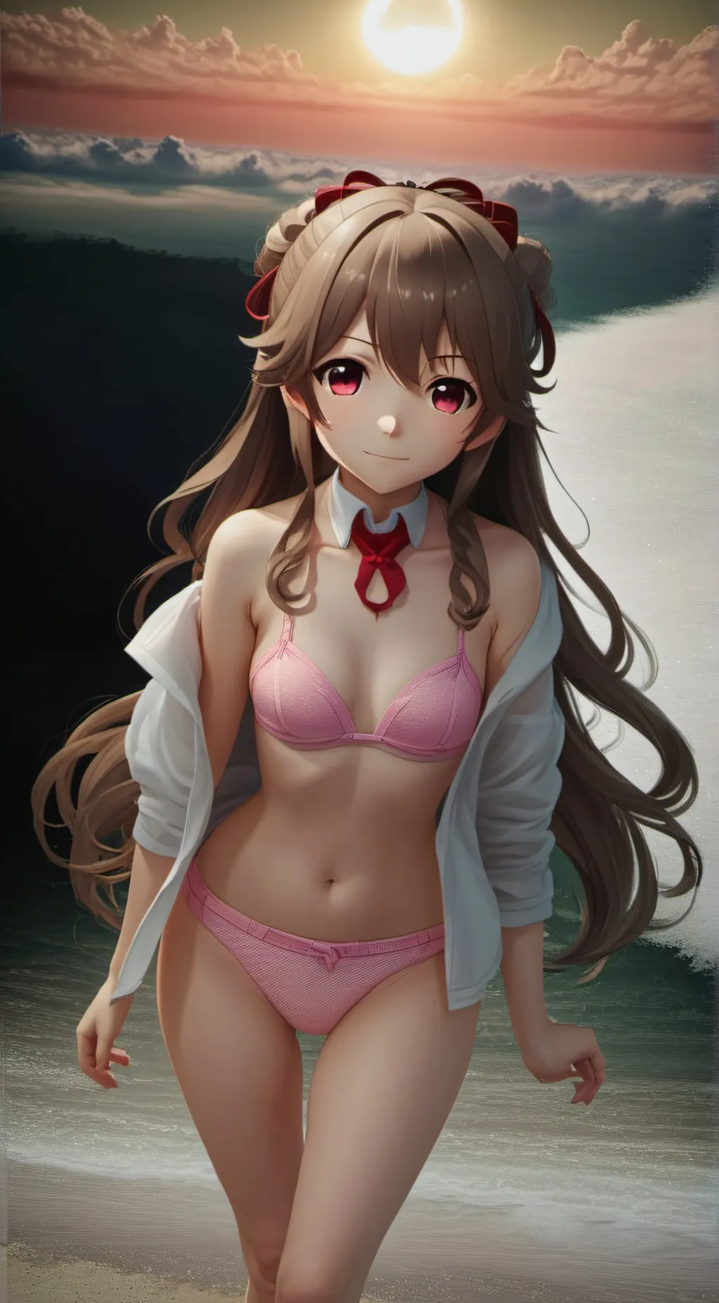 ai character: Paige  background