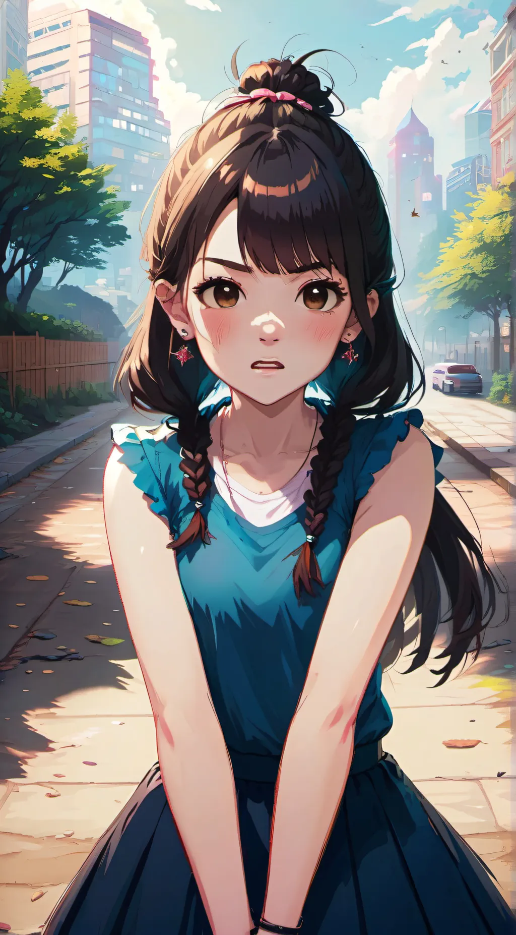 ai character: Leah background