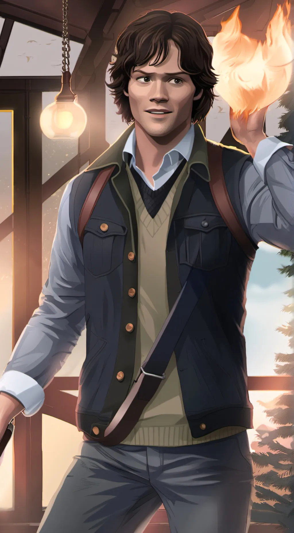 ai character: Sam Winchester background