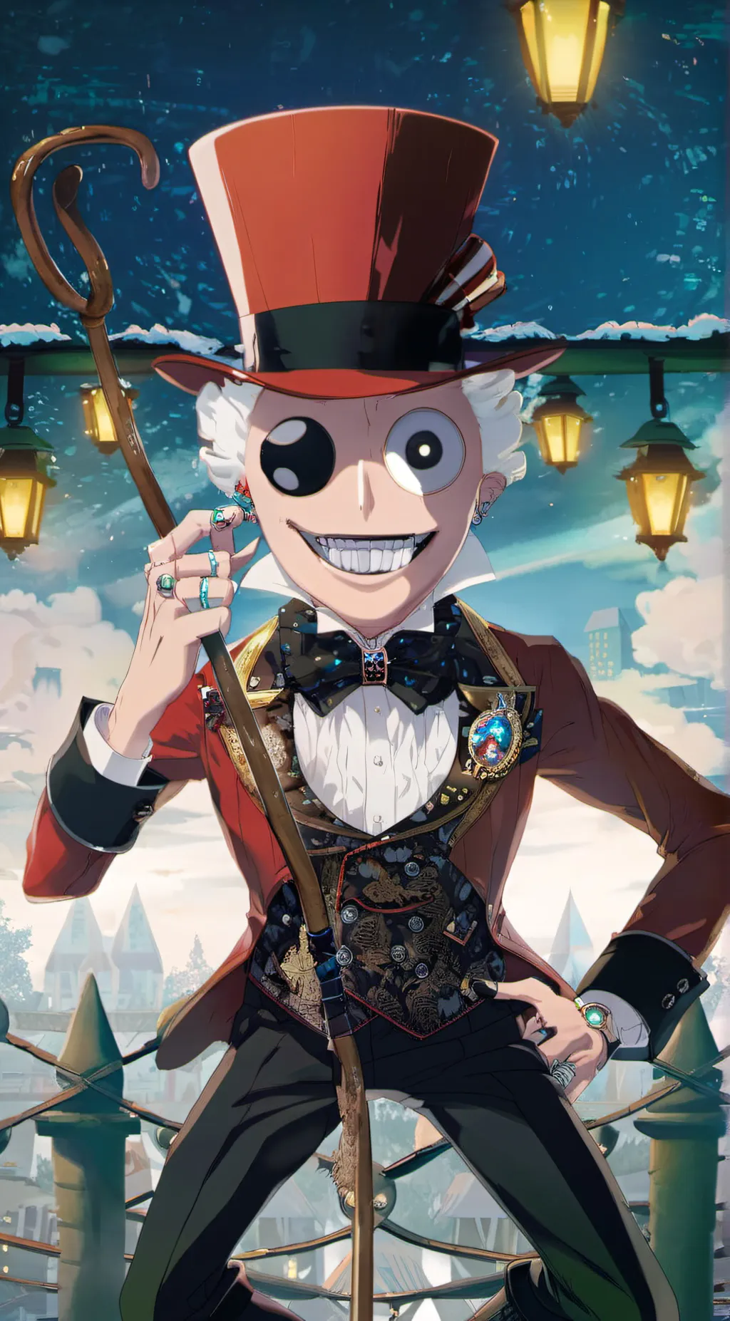 ai character: caine tadc background