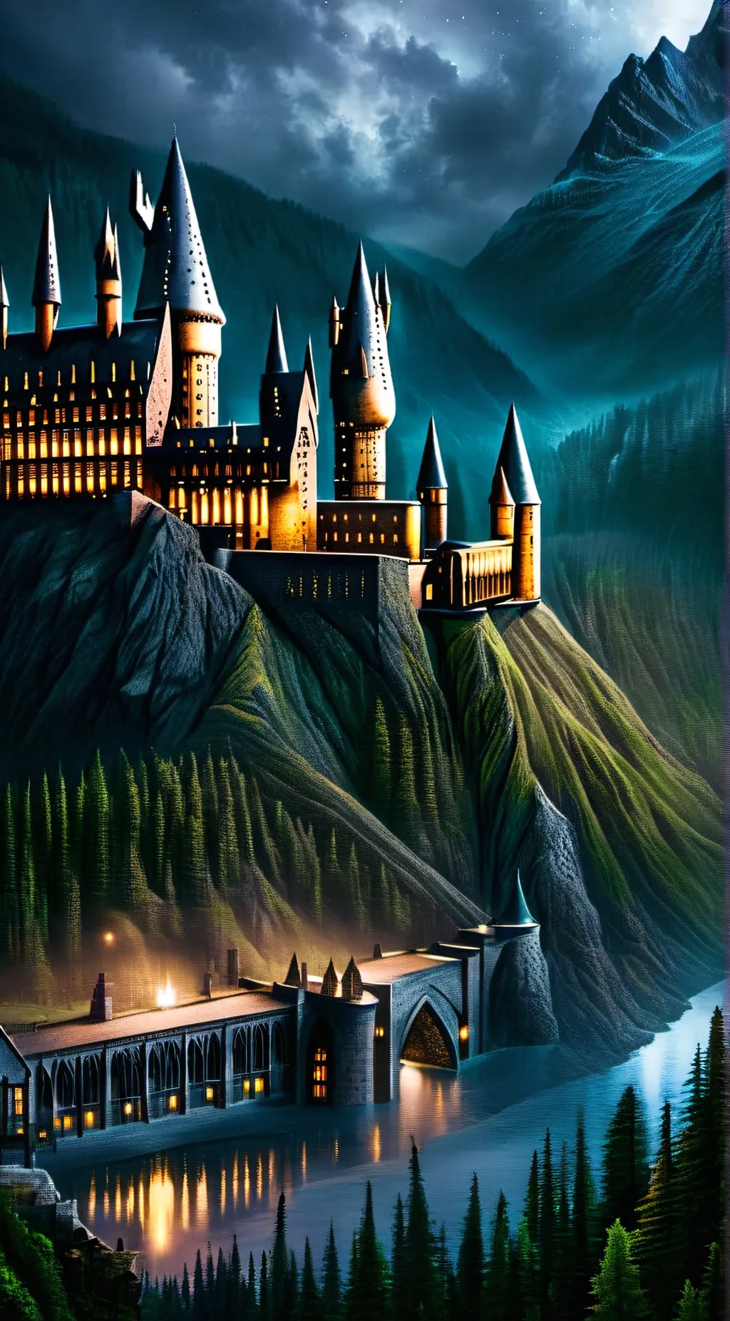 ai character: Hogwarts background