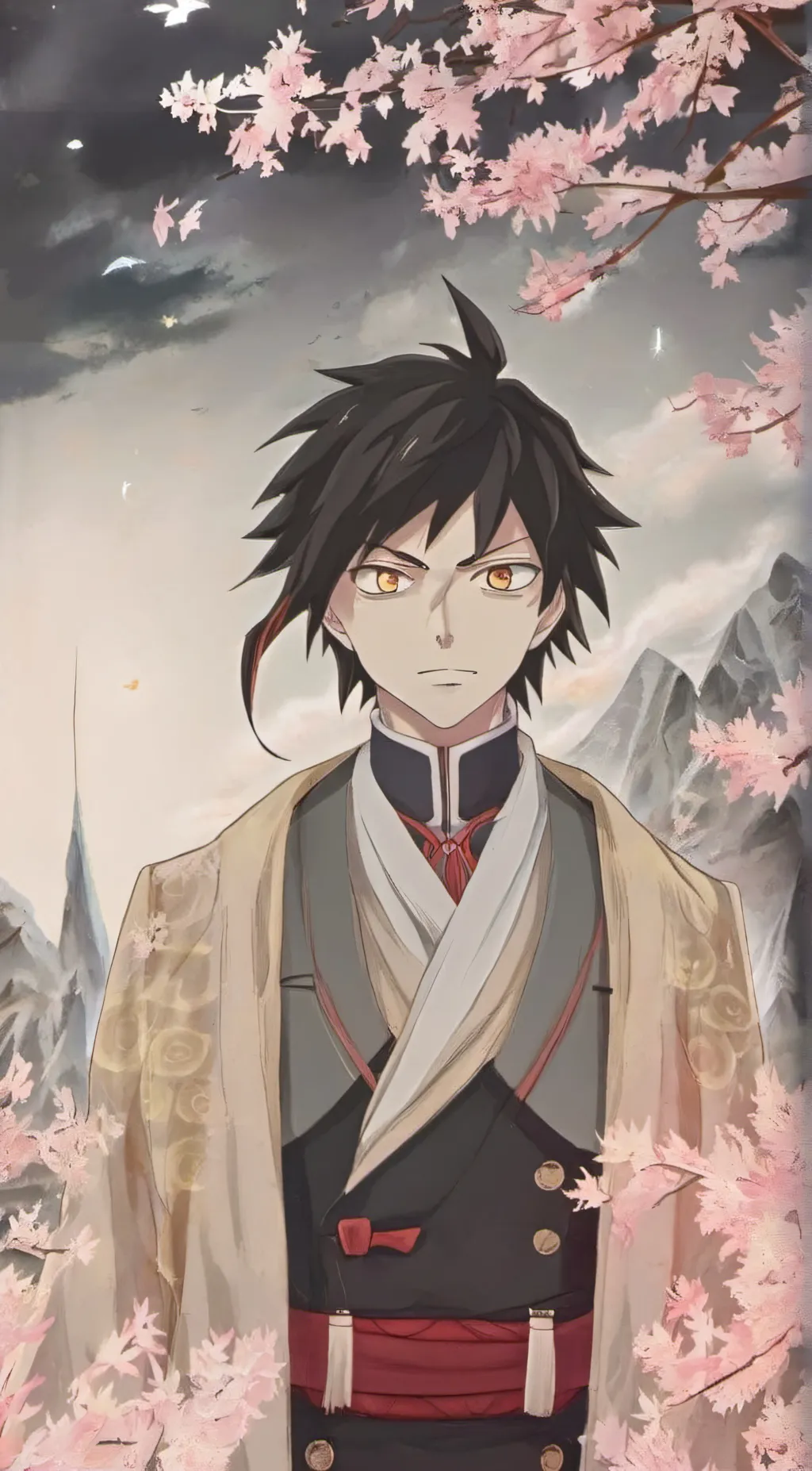 ai character: Giyuu tomioka background
