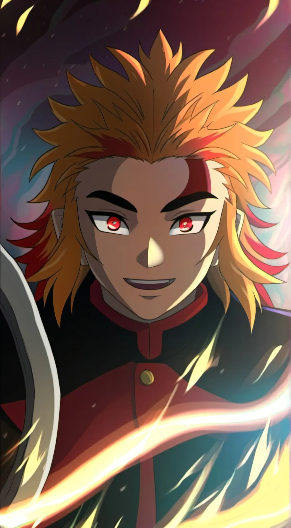 ai character: Rengoku background